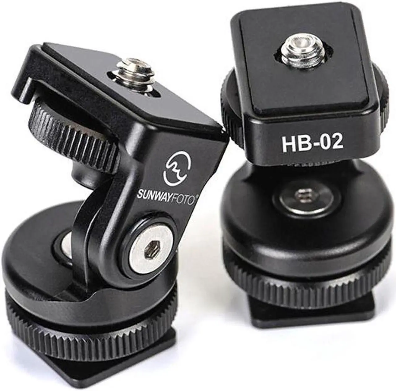 Alt view image 2 of 4 - SunwayFoto HB-02 Hot Shoe Tilt Head, 2 Pack #HB-02*2