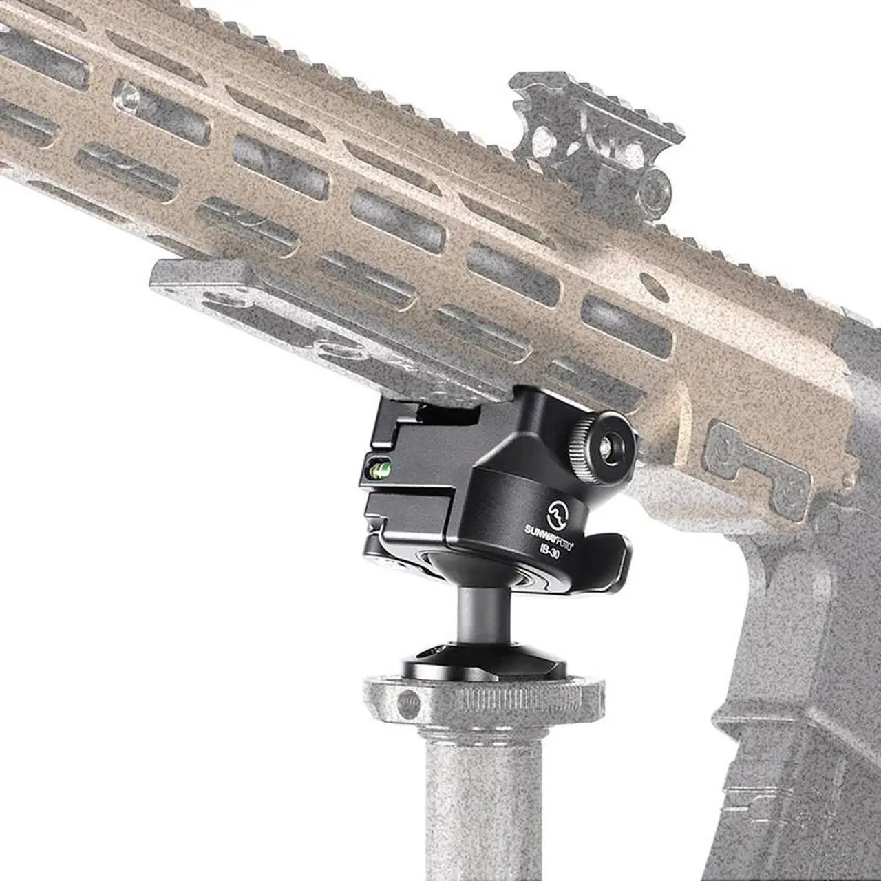 Alt view image 6 of 6 - SunwayFoto IB-30 Low-Profile Inverted Ball Head with SDC-50 Duo-Lever Clamp