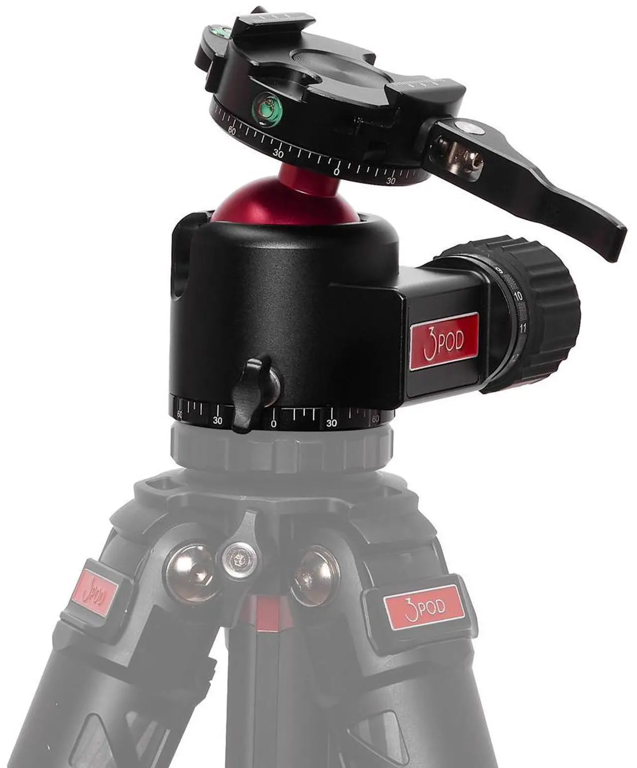 Alt view image 3 of 7 - 3Pod Everest H2 Ball Head with Arca-Type Quick Release and Lever-Release Clamp