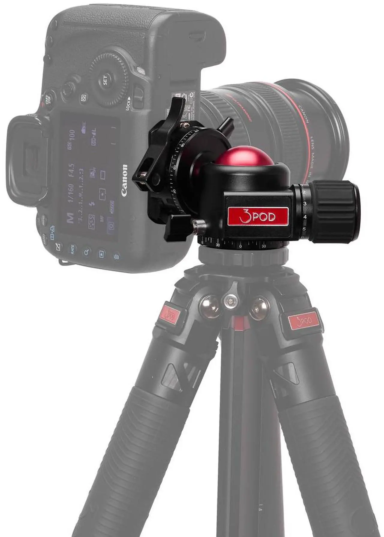 Alt view image 7 of 7 - 3Pod Everest H2 Ball Head with Arca-Type Quick Release and Lever-Release Clamp