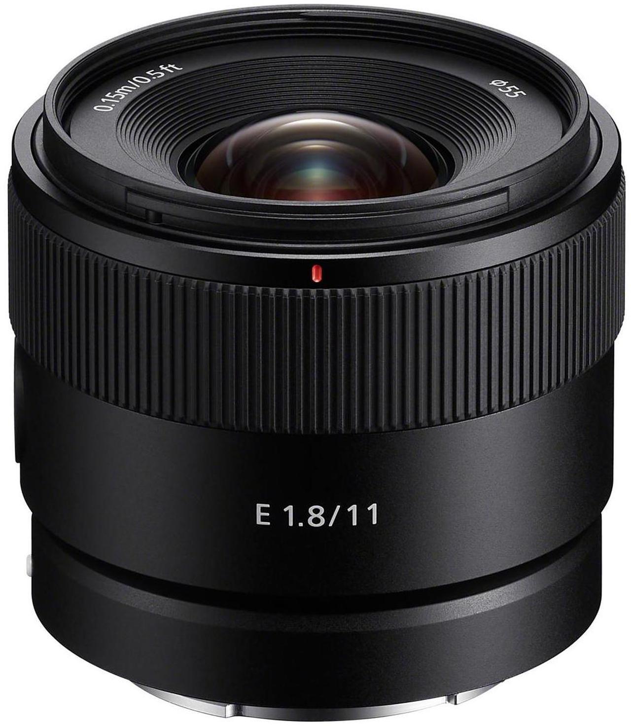 Alt view image 2 of 7 - Sony E 11mm f/1.8 Lens for Sony E with Essentials Kit #SEL11F18 EK