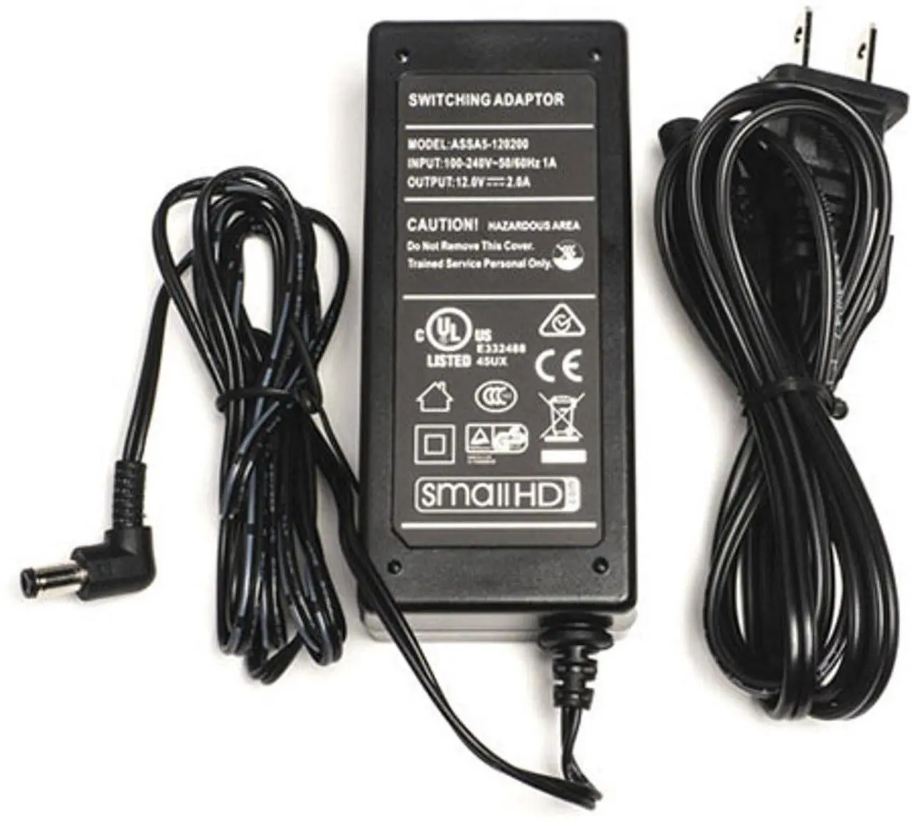 Main image of SmallHD 12V-2A U.S. Power Supply #PWR-ADP-US-BAR-12V-2A-CE