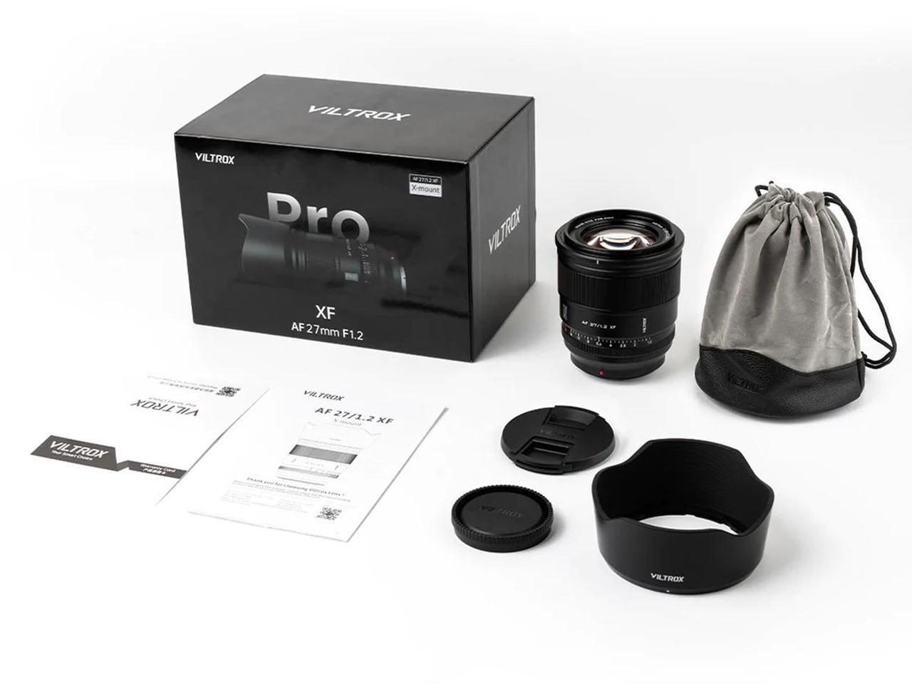 Alt view image 7 of 7 - Viltrox Pro AF 75mm f/1.2 XF Lens for Fujifilm X, Bundle w/77mm UV & CPL Filters