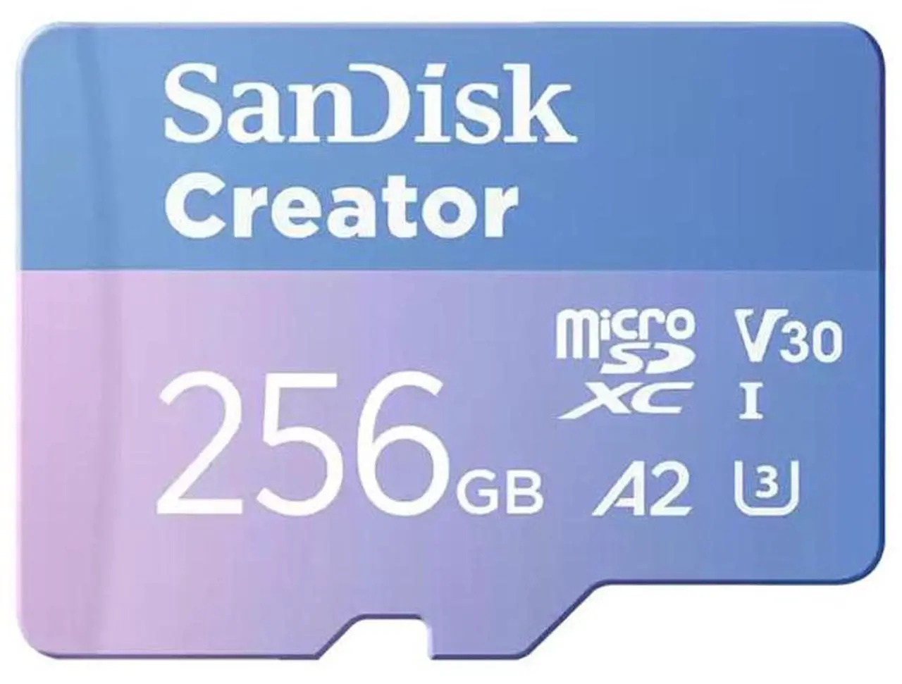 Main image of SanDisk Creator Series 256GB UHS-I microSDXC Memory Card with SD Adapter