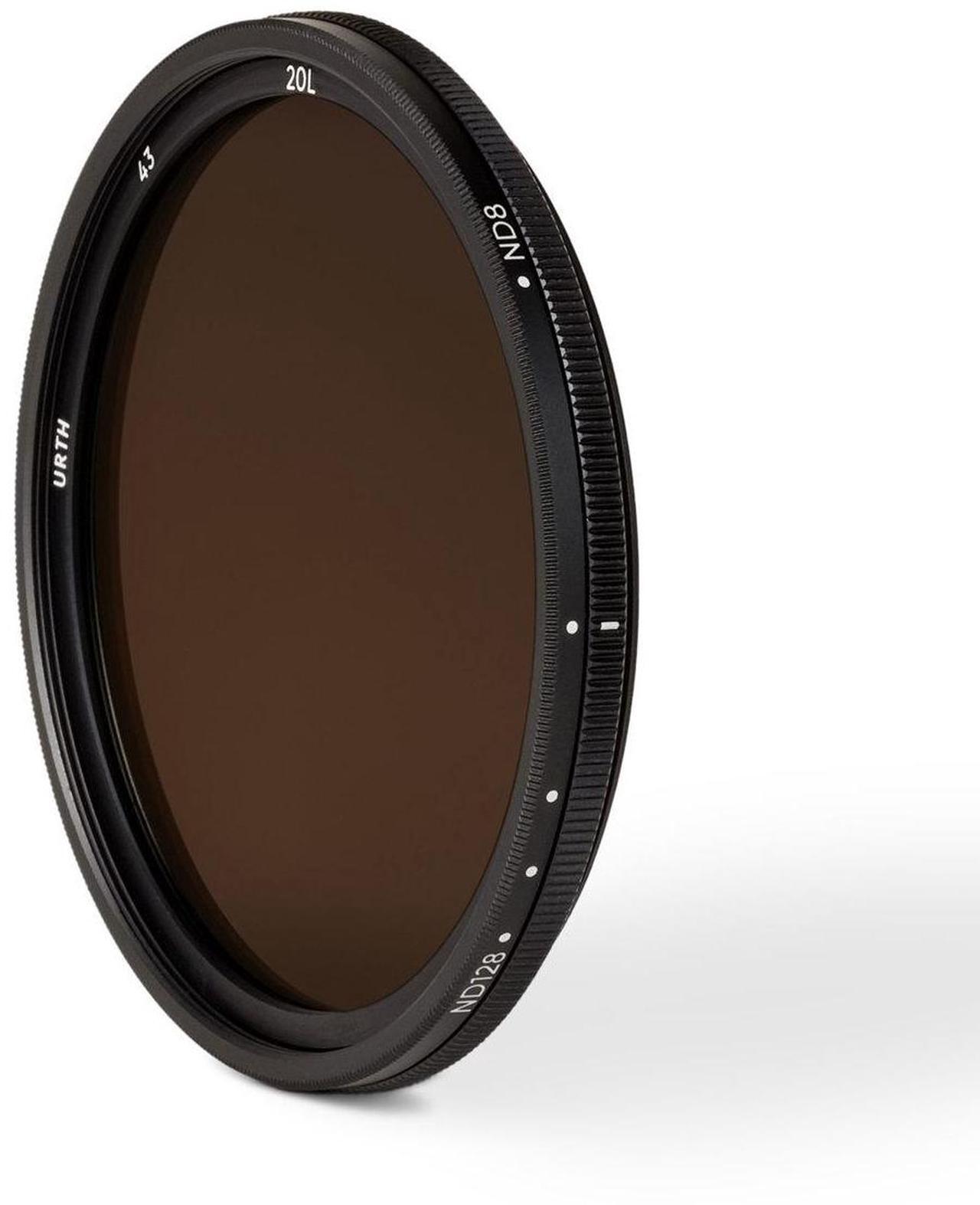 Alt view image 2 of 7 - Urth 43mm Circular Variable ND8-128 3 to 7-Stop Lens Filter Plus+ #UNDX128PL43