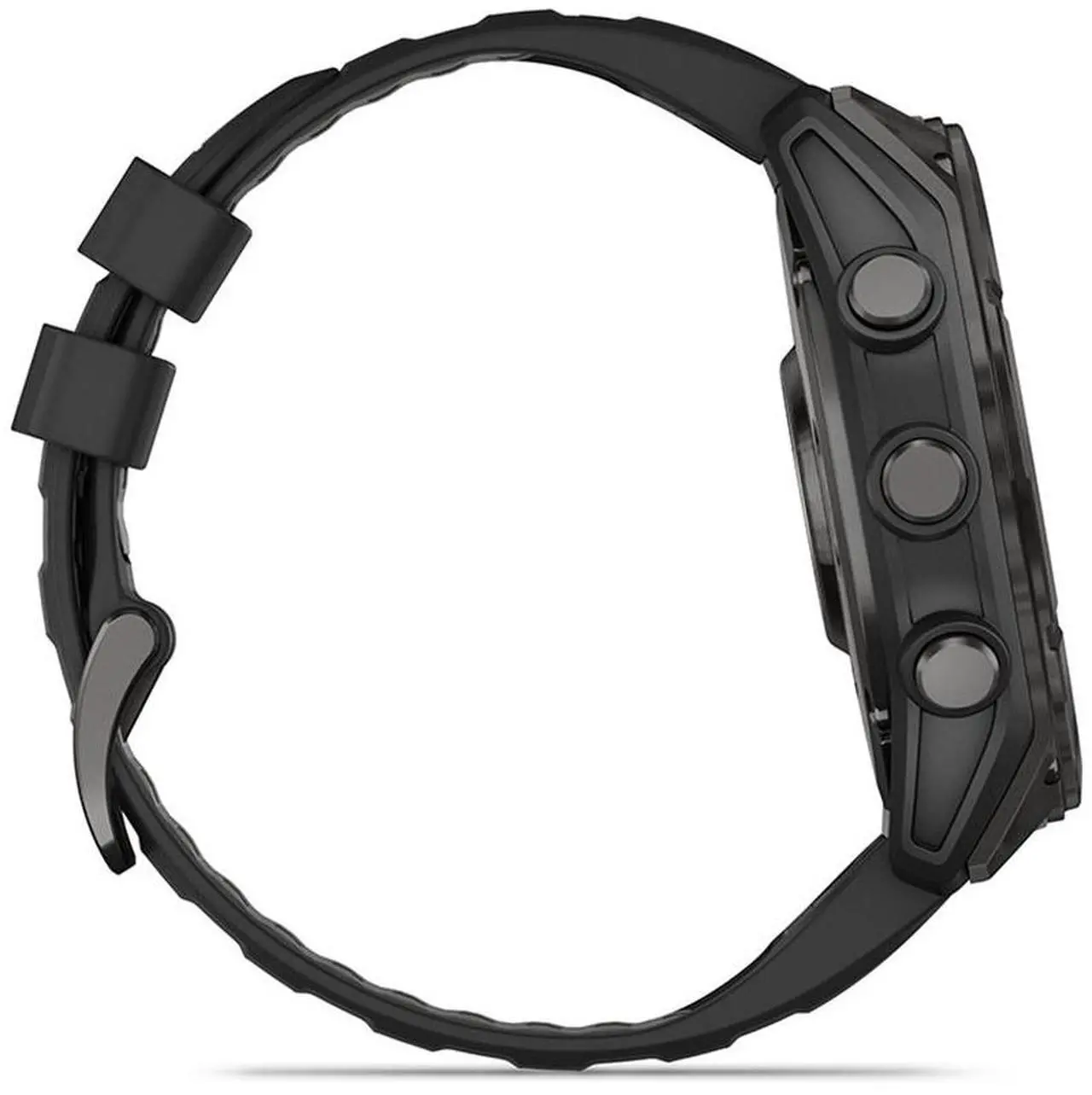 Alt view image 6 of 8 - Garmin FENIX851CGT Fenix 8 AMOLED 51mm Smart Watch - Carbon Gray and Black / Pebble Gray