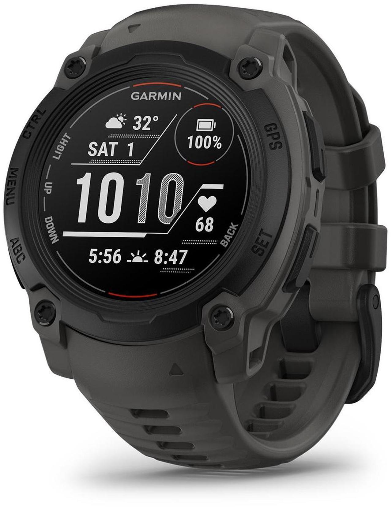 Main image of Garmin Instinct® E 40mm, Rugged Outdoor GPS Smartwatch, 24/7 Health Monitoring, Wrist-Based Heart Rate, Up to 16 Days of Battery Life, Charcoal
