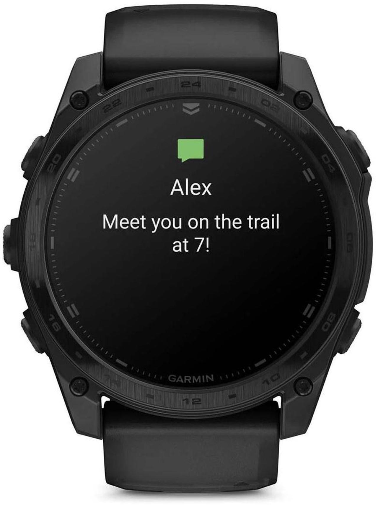 Alt view image 3 of 8 - Garmin tactix® 8 51mm, AMOLED Display, Premium Tactical GPS Smartwatch, Includes Applied Ballistics Ultralight Solver