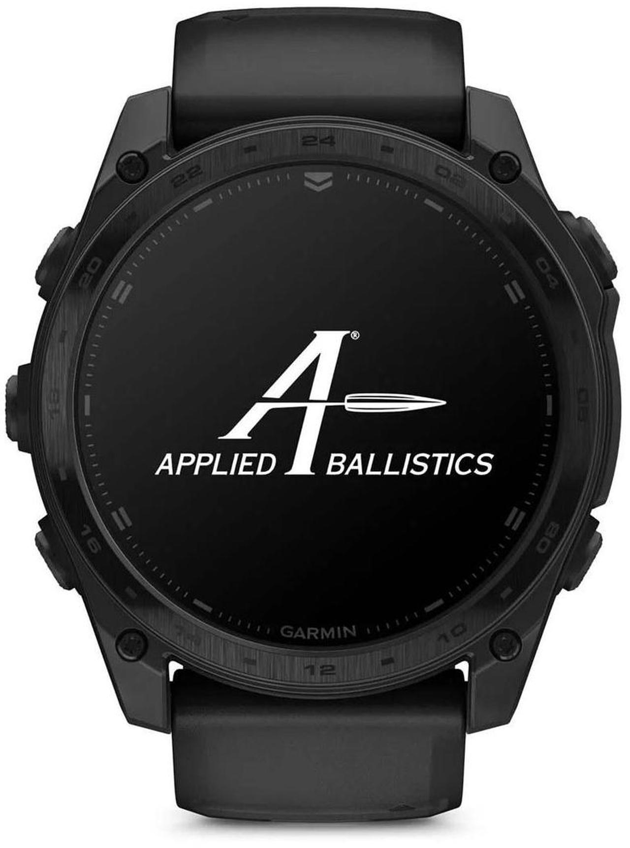 Alt view image 7 of 8 - Garmin tactix® 8 51mm, AMOLED Display, Premium Tactical GPS Smartwatch, Includes Applied Ballistics Ultralight Solver