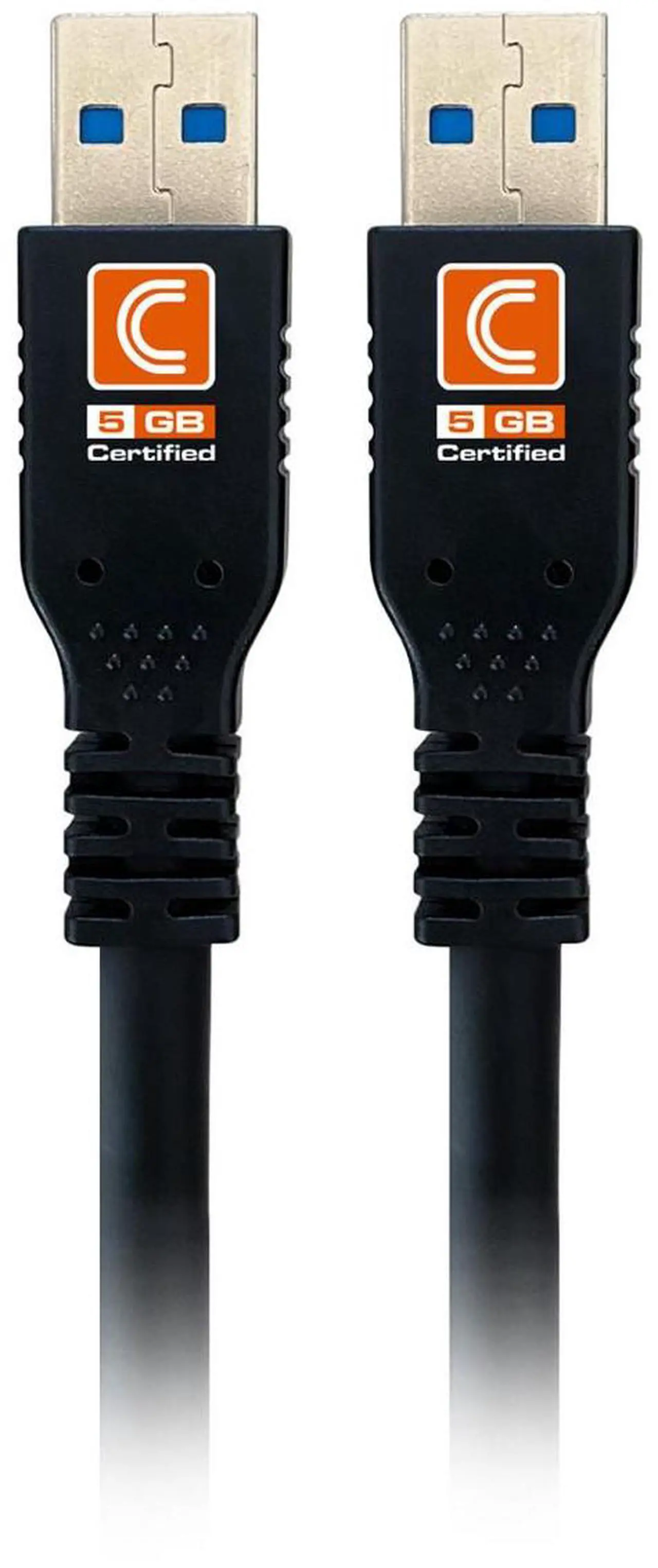 Alt view image 2 of 2 - Comprehensive 3' Pro AV/IT Integrator USB 3.0 3.2 Gen1 Male A to A Cable, Black