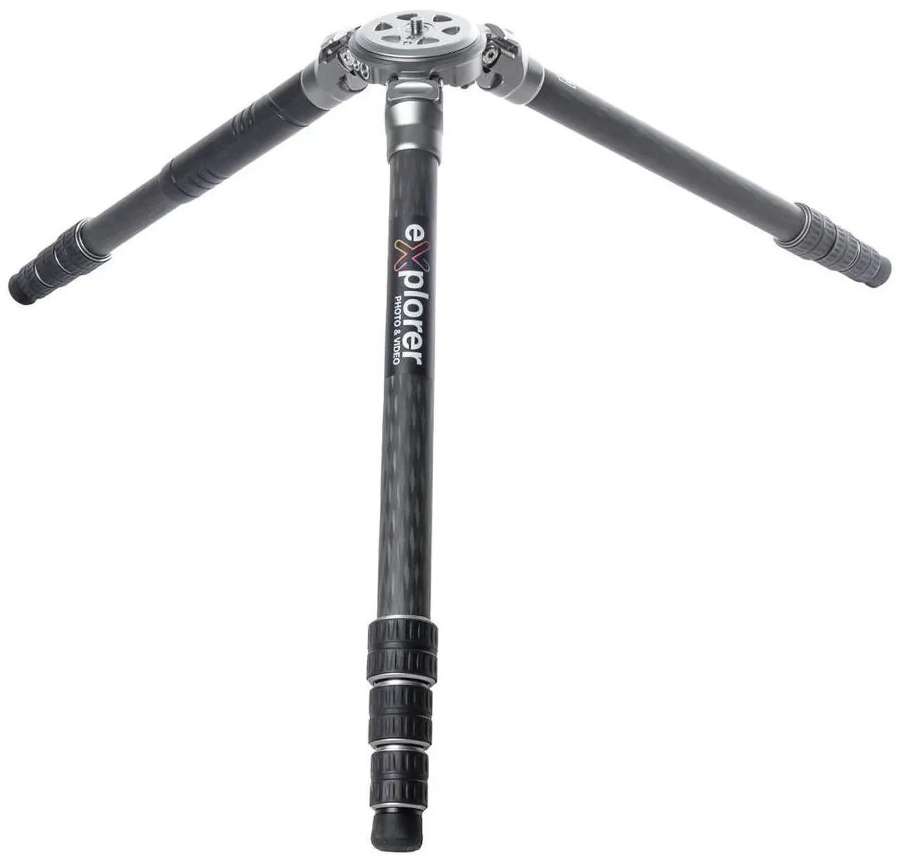 Alt view image 3 of 7 - Explorer EX-ACPRO Ascent Professional 4-Section Carbon Fiber Tripod