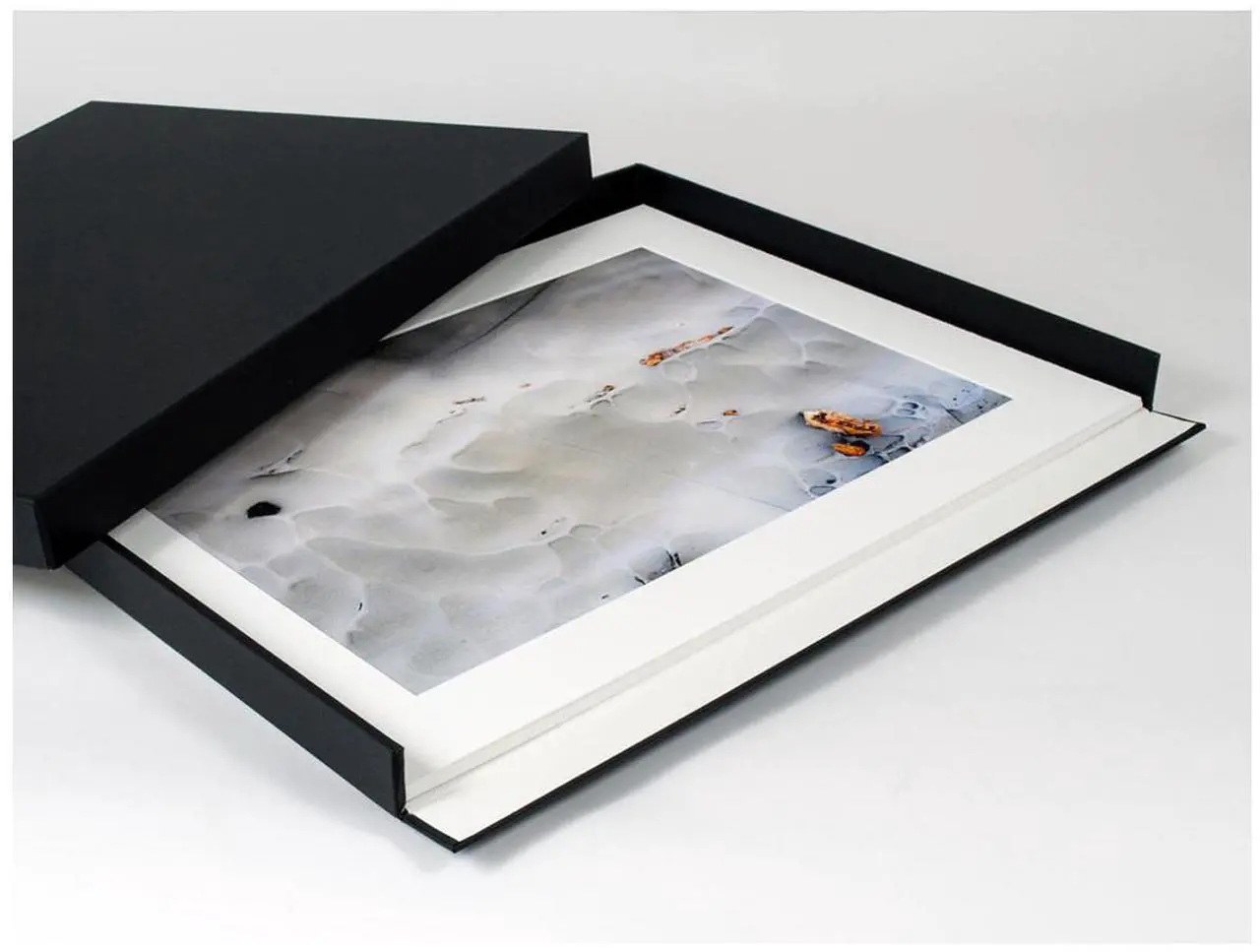 Alt view image 2 of 5 - Archival Methods 17.5x22.5x1.5" Museum Drop Front Box, Black #121-1722