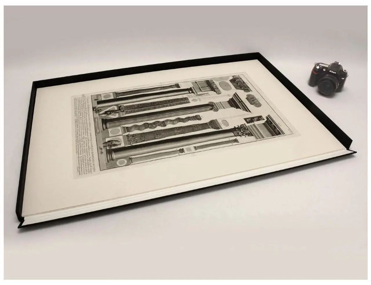 Alt view image 4 of 5 - Archival Methods 17.5x22.5x1.5" Museum Drop Front Box, Black #121-1722
