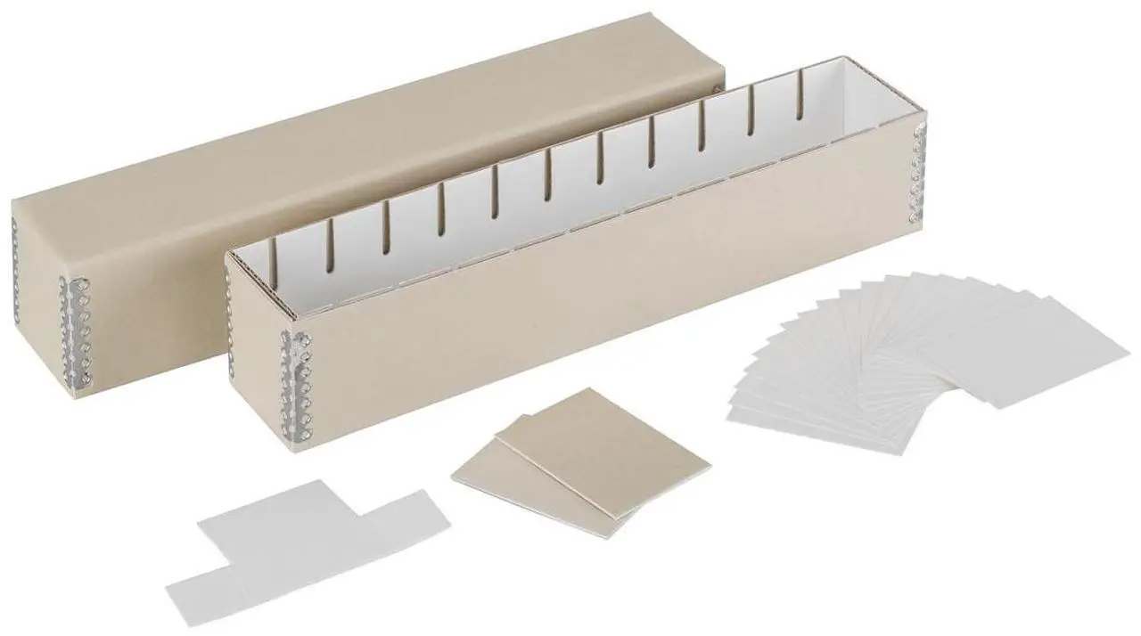 Alt view image 2 of 7 - Adorama 35mm Size Junior Slide Storage Box, Holds approx. 180 Slides #35ST-JR