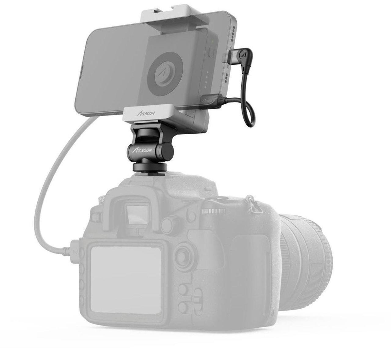 Alt view image 3 of 8 - Accsoon SeeMo HDMI to USB C Video Capture Adapter for iPhone and iPad Support 1080P 60FPS Video & Real-Time Monitoring/Streaming/Recording iOS 12.0 or Later iPhone/iPad Adjustable
