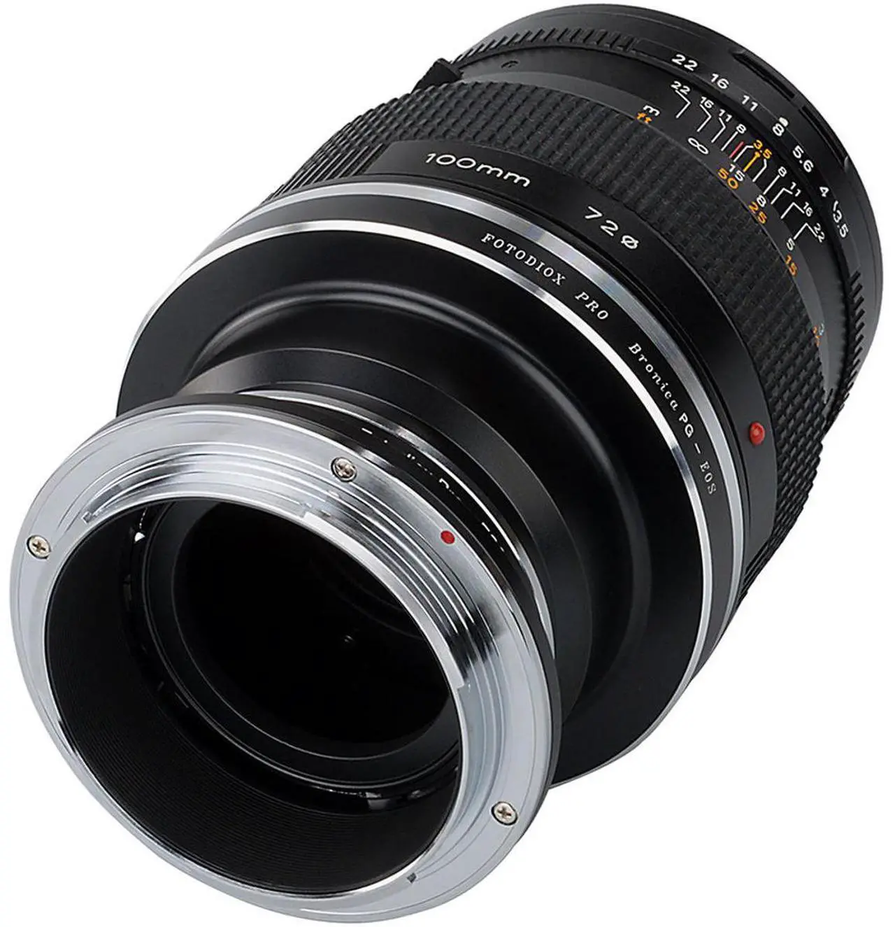 Alt view image 4 of 5 - Fotodiox Pro Lens Mount Double Adapter for Bronica GS-1 (PG) Mount SLR & Canon EOS (EF / EF-S) D/SLR Lenses to Fujifilm G-Mount GFX Mirrorless Digital Cameras