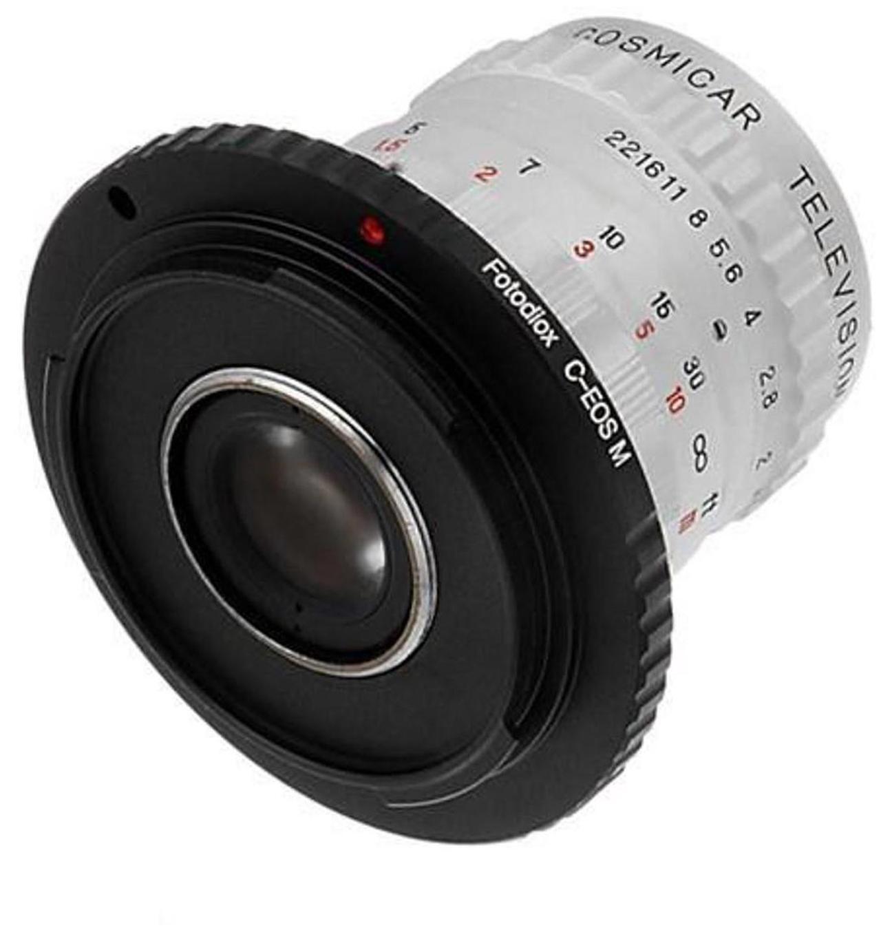 Alt view image 4 of 4 - Fotodiox Lens Mount Adapter for C-Mount CCTV/Cine Lens to Canon EF-M Camera
