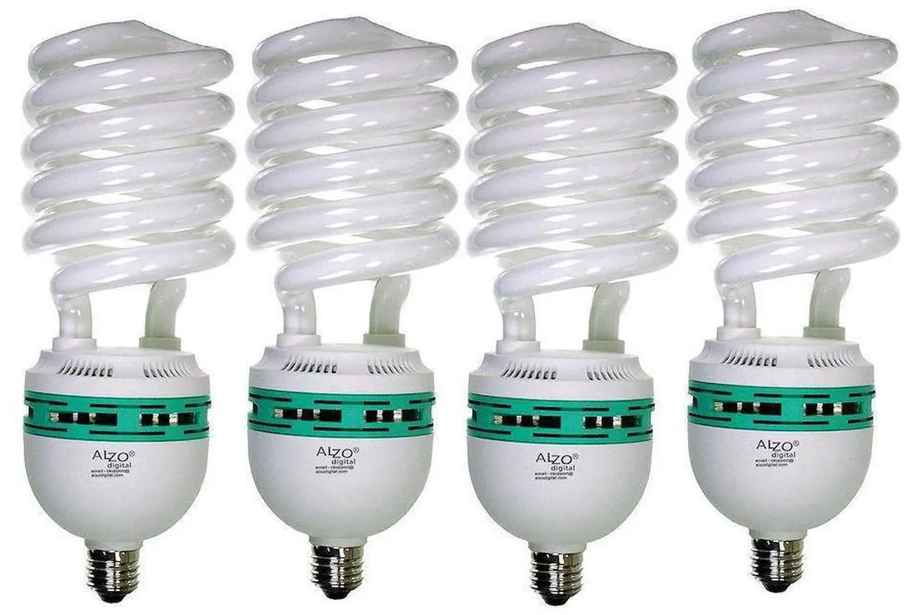 Main image of Alzo Digital 85W 120V Joyous Light Full Spectrum CFL Light Bulb, 5500K,Pack of 4
