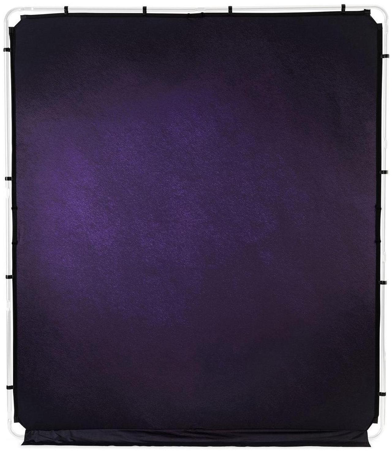 Alt view image 2 of 4 - Manfrotto EzyFrame Vintage Background Cover, 6.5x7.5', Aubergine #LL LB7939