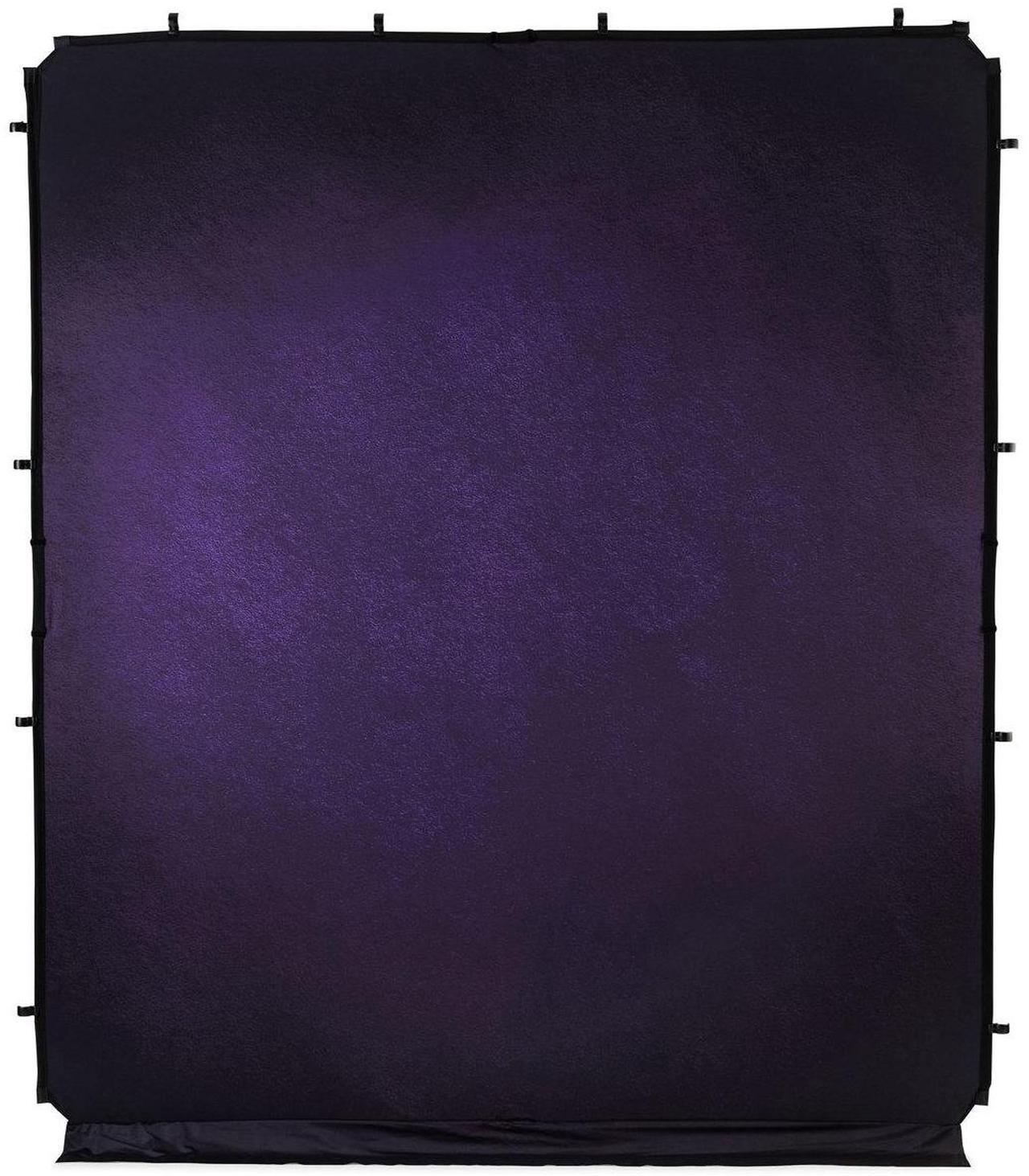 Alt view image 3 of 4 - Manfrotto EzyFrame Vintage Background Cover, 6.5x7.5', Aubergine #LL LB7939