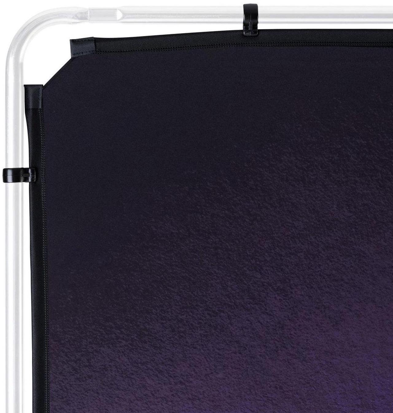 Alt view image 4 of 4 - Manfrotto EzyFrame Vintage Background Cover, 6.5x7.5', Aubergine #LL LB7939