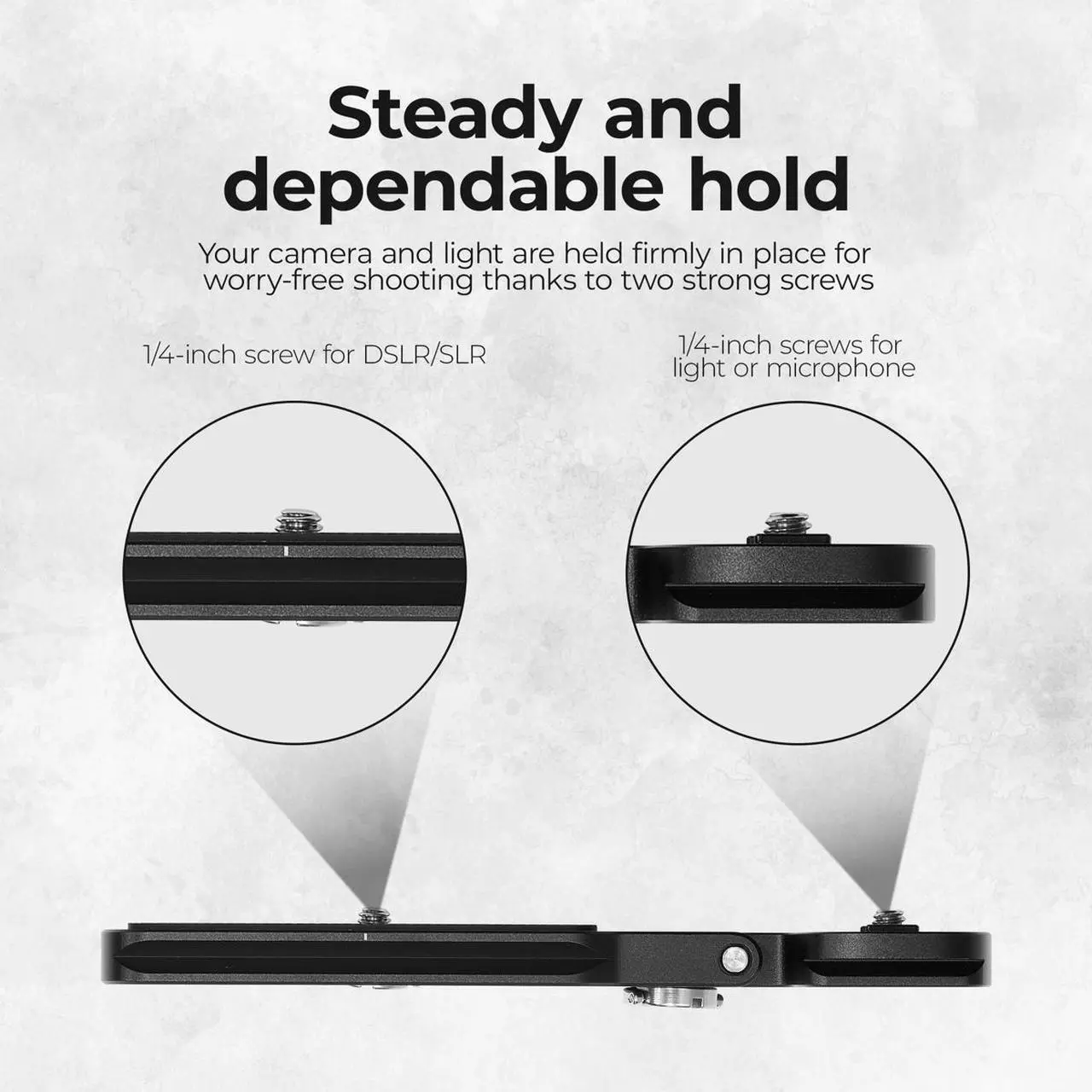 Alt view image 3 of 7 - Flashpoint FB01 Flash Bracket For SLR and DSLR Camera