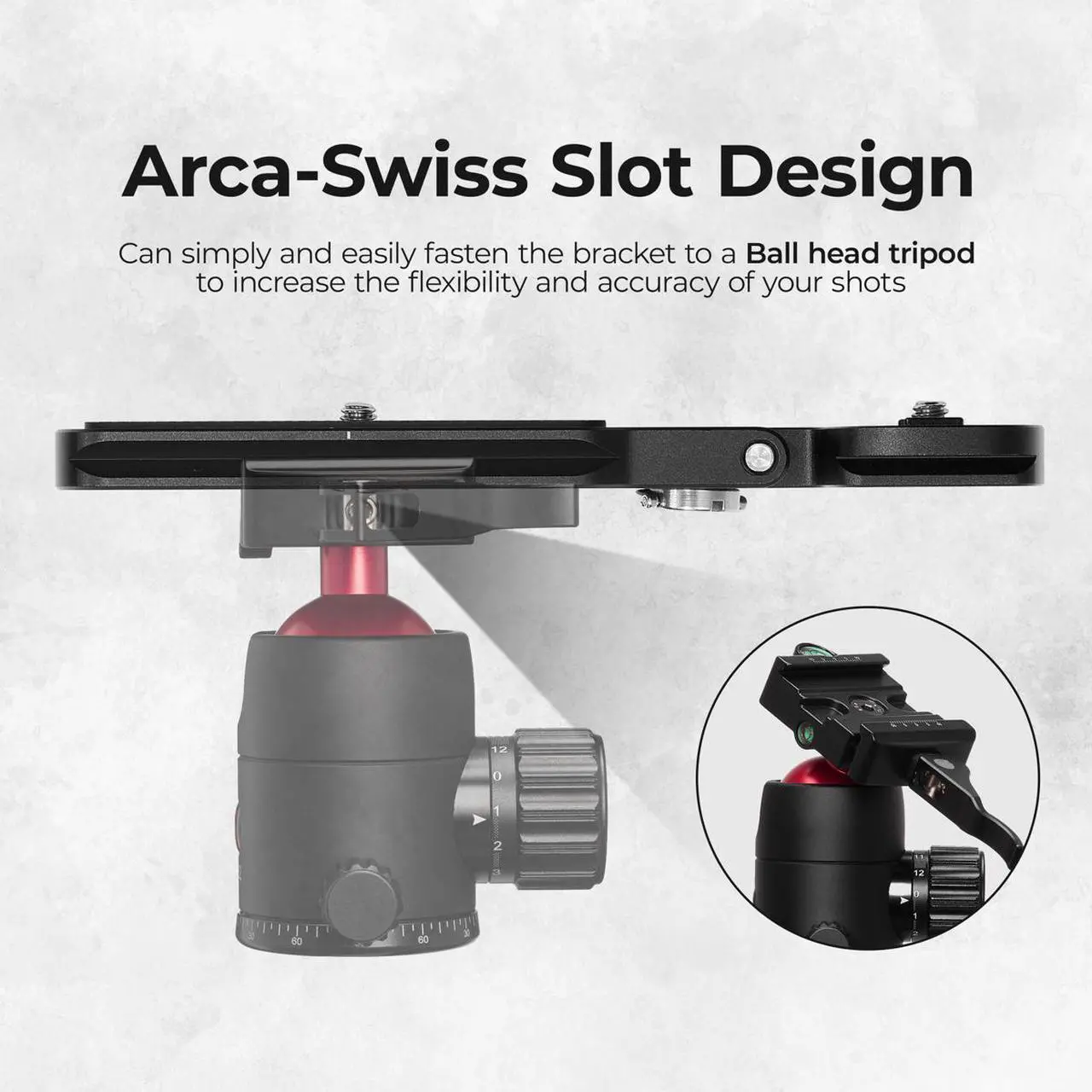 Alt view image 4 of 7 - Flashpoint FB01 Flash Bracket For SLR and DSLR Camera