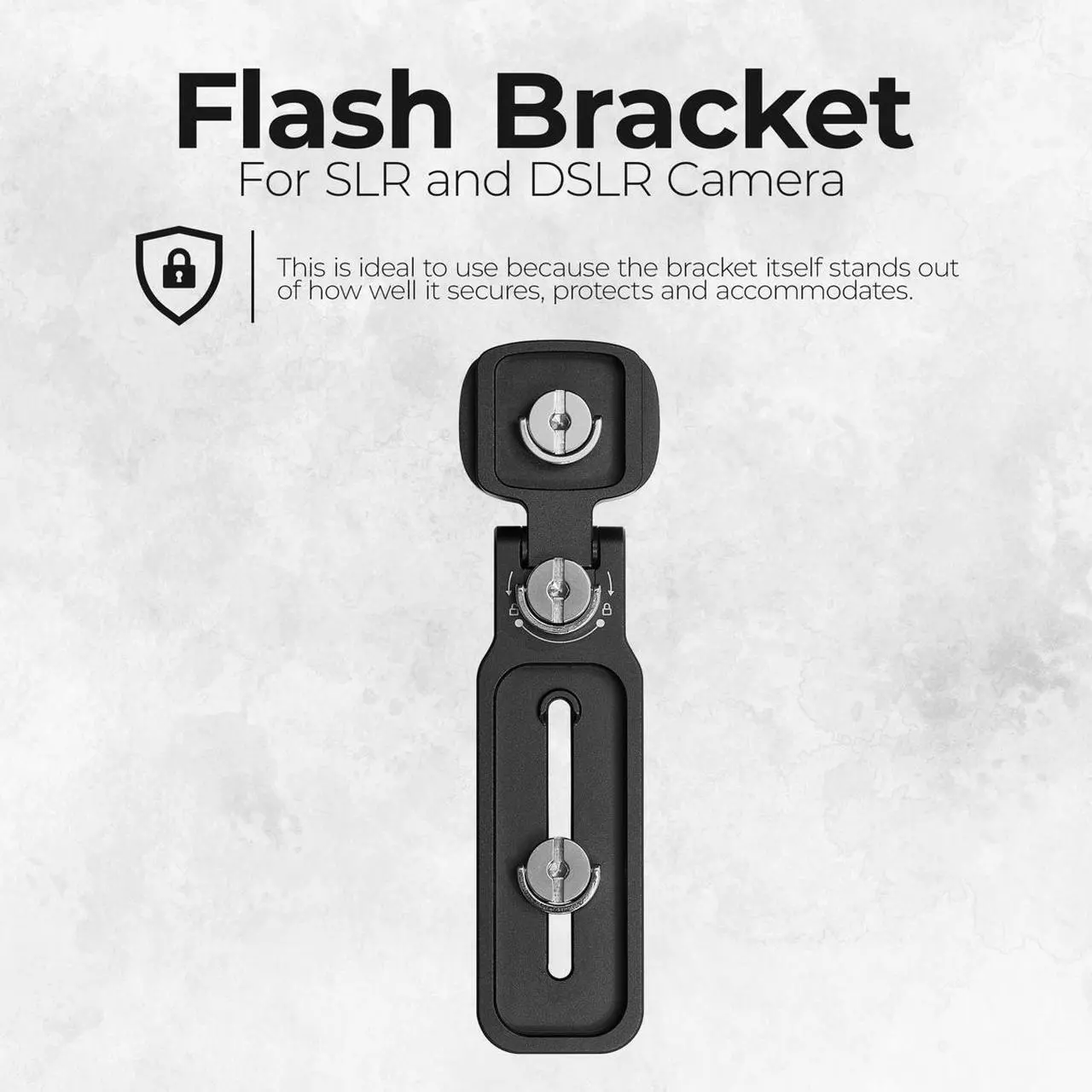 Alt view image 6 of 7 - Flashpoint FB01 Flash Bracket For SLR and DSLR Camera