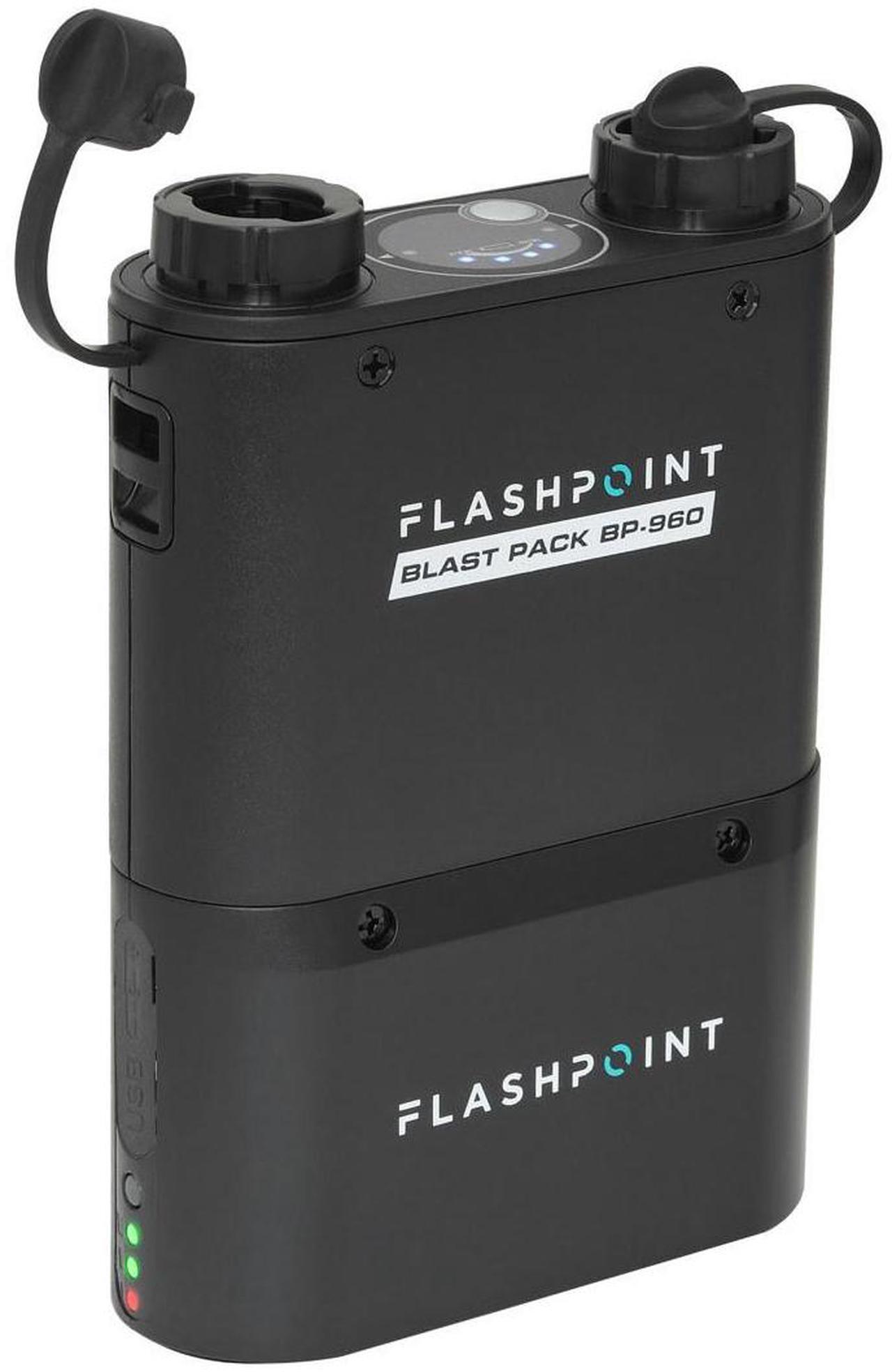 Alt view image 7 of 7 - Flashpoint X100 TTL R2 On Camera Flash With BP-960 External Power Pack For Fuji