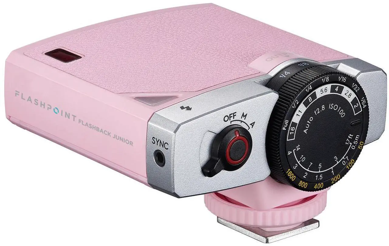 Main image of Flashpoint FlashBack Junior Retro Camera Flash, Pink