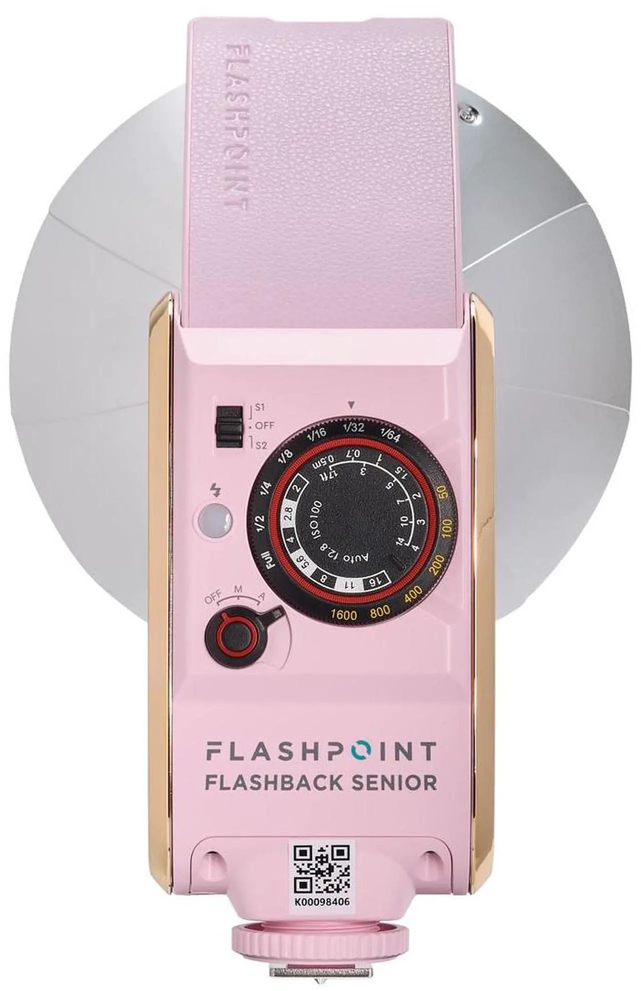 Alt view image 6 of 7 - Flashpoint FlashBack Senior On-Camera Flash, Pink