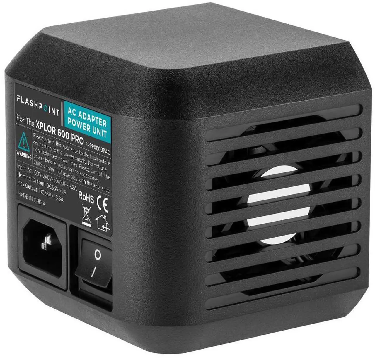Alt view image 5 of 5 - Flashpoint XPLOR 600PRO II TTL R2 600ws 2.4GHz Battery-Powered All-In-One Outdoor Flash with AC Adapter Unit