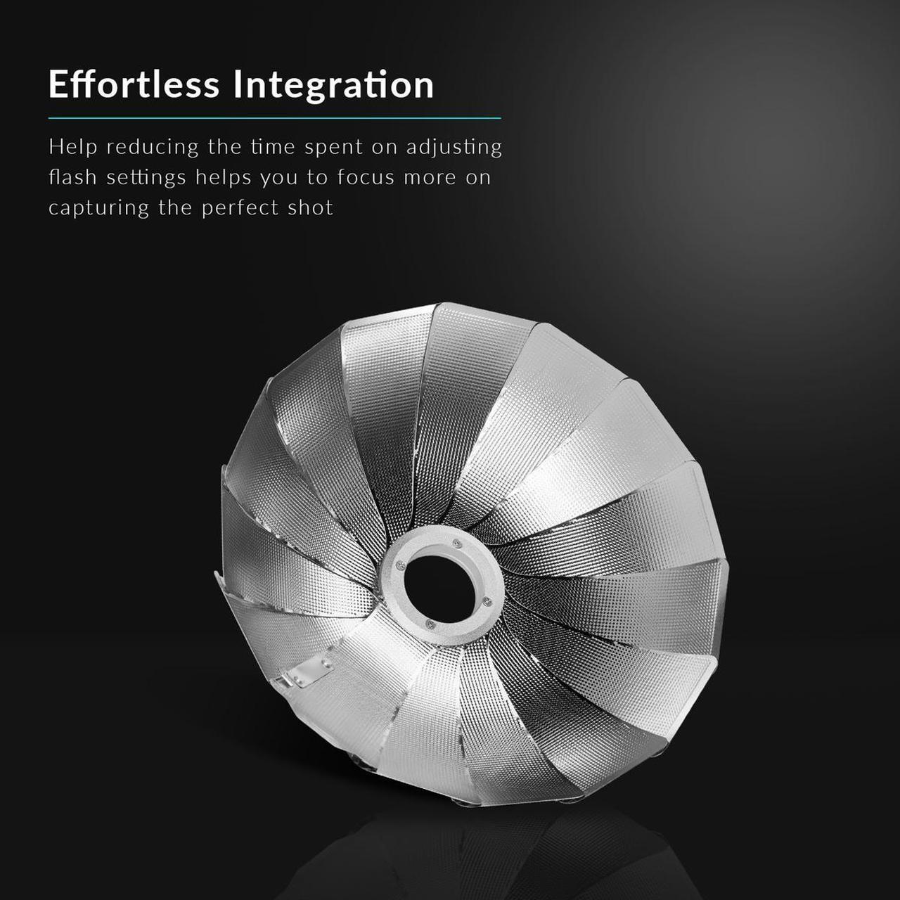 Alt view image 4 of 7 - Flashpoint Umbrella Style Reflector for FlashBack Lux Master Retro Camera Flash
