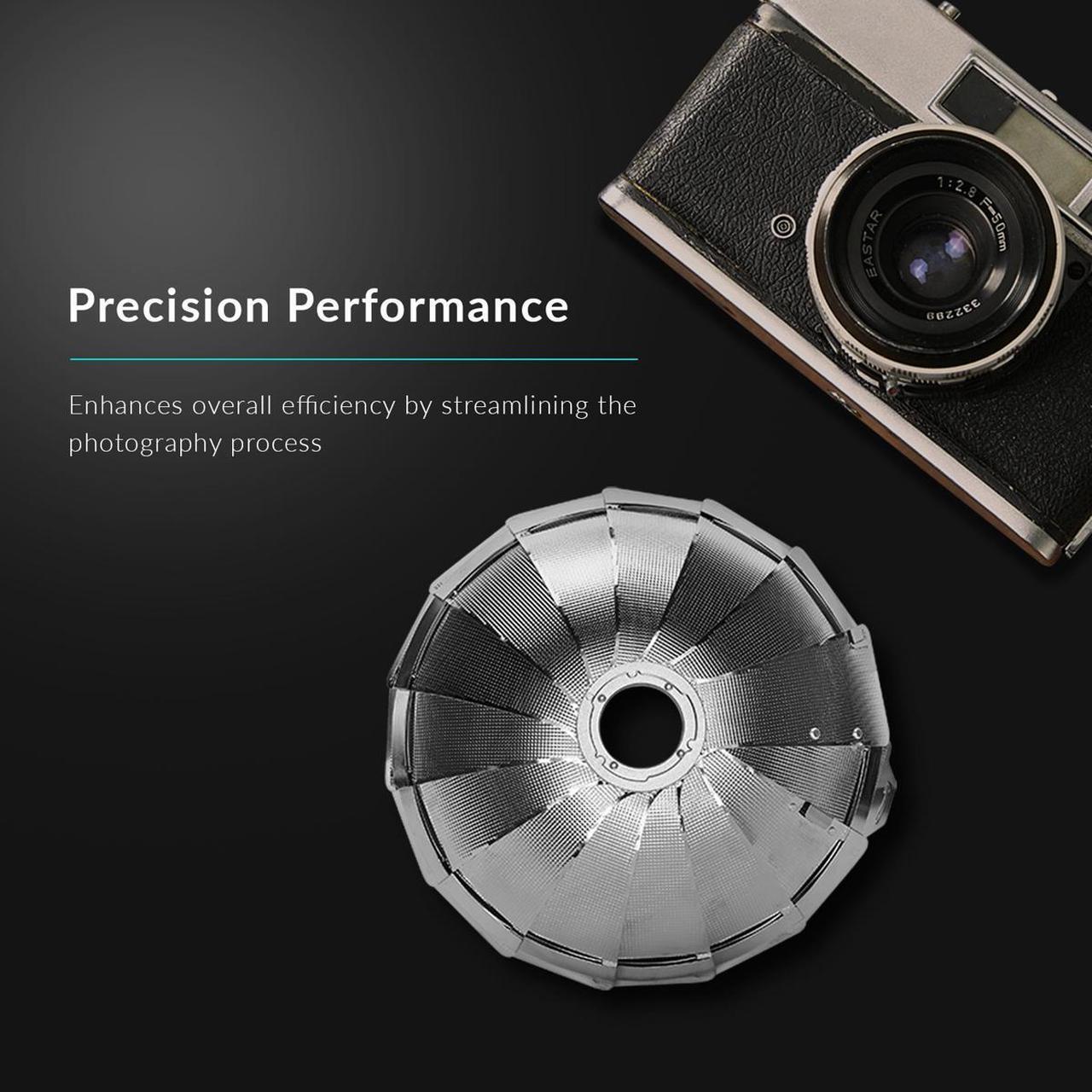 Alt view image 7 of 7 - Flashpoint Umbrella Style Reflector for FlashBack Lux Master Retro Camera Flash