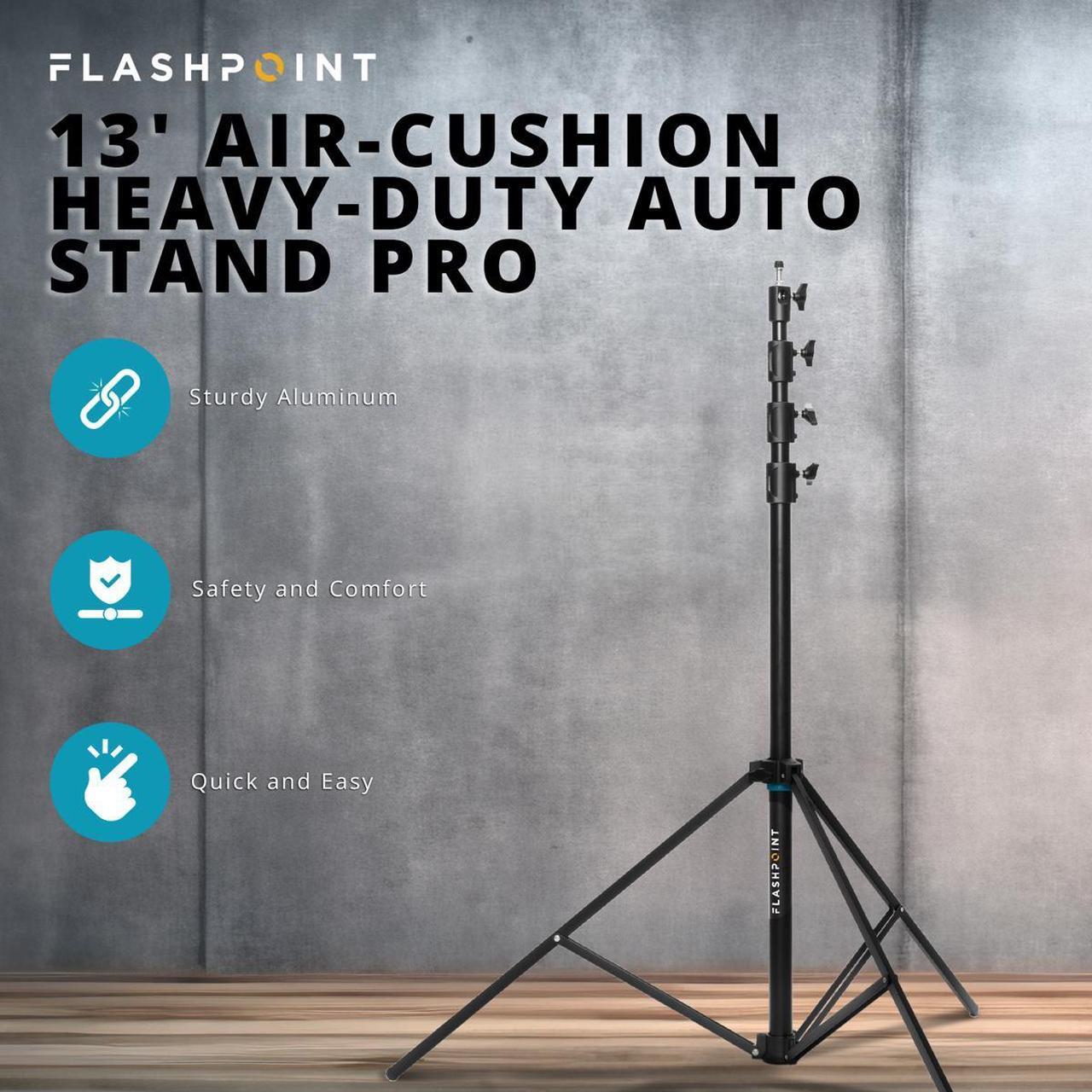 Alt view image 3 of 6 - Flashpoint 13' Air-Cushion Heavy-Duty AutoStand Pro, 3-Pack #FP-S-13-AS-PRO K3