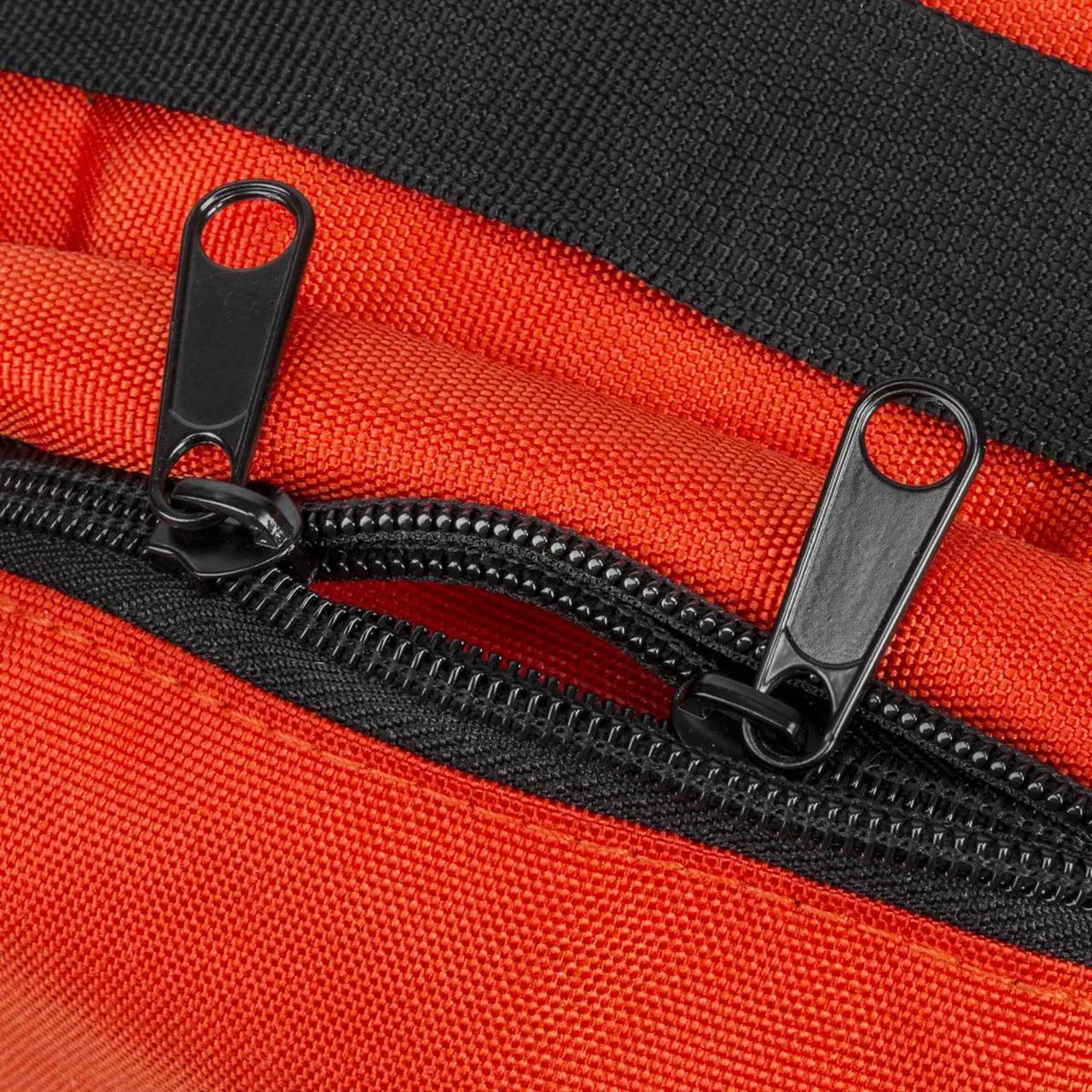 Alt view image 4 of 6 - Flashpoint Empty Saddle Sandbag, Water-Resistant Cordura Nylon - (35 lb Capacity, Orange) (6 Pack)