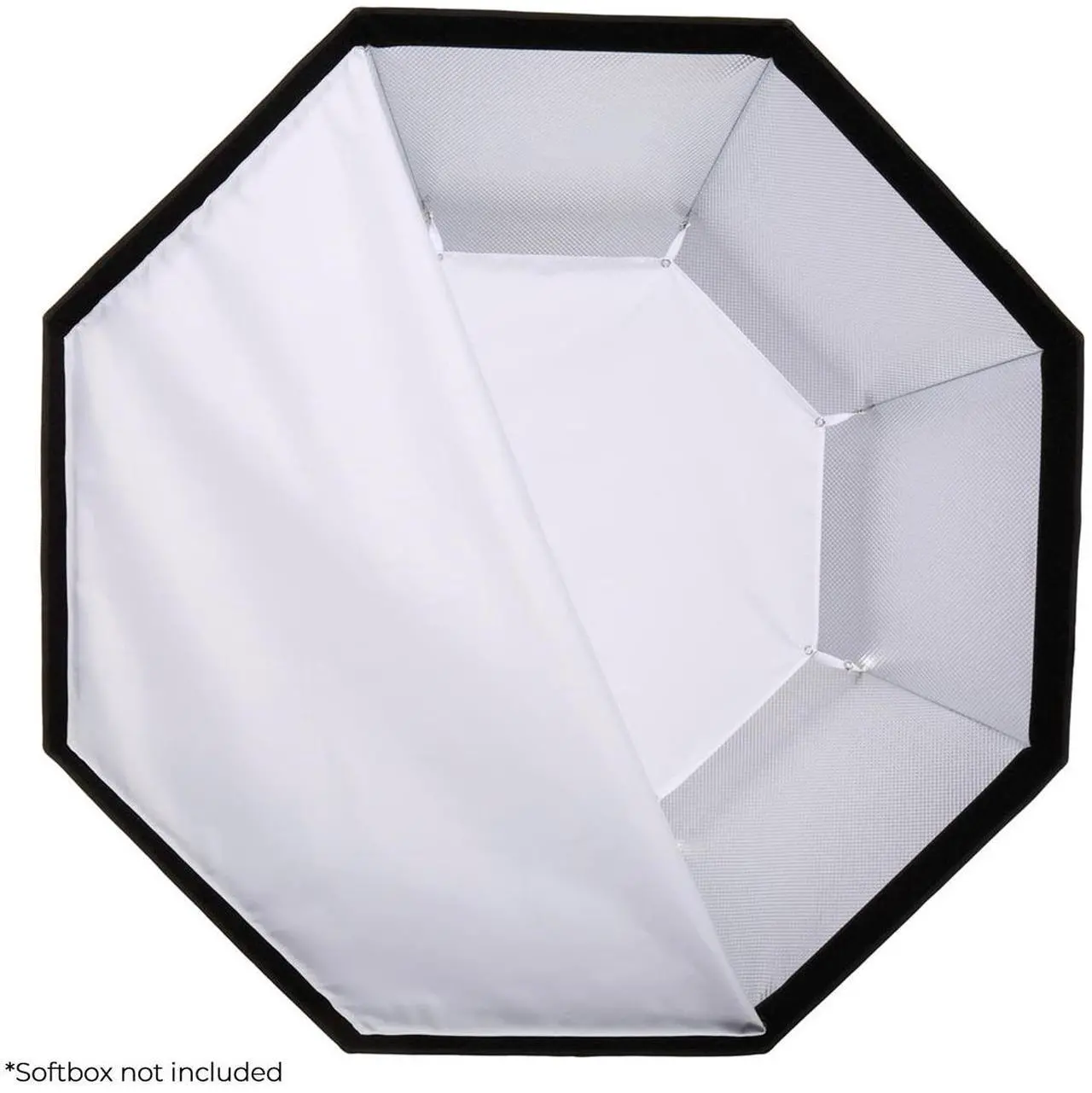 Alt view image 4 of 7 - Glow Diffuser Set for Parasnap Octa 44" Softbox #DF-PS-44