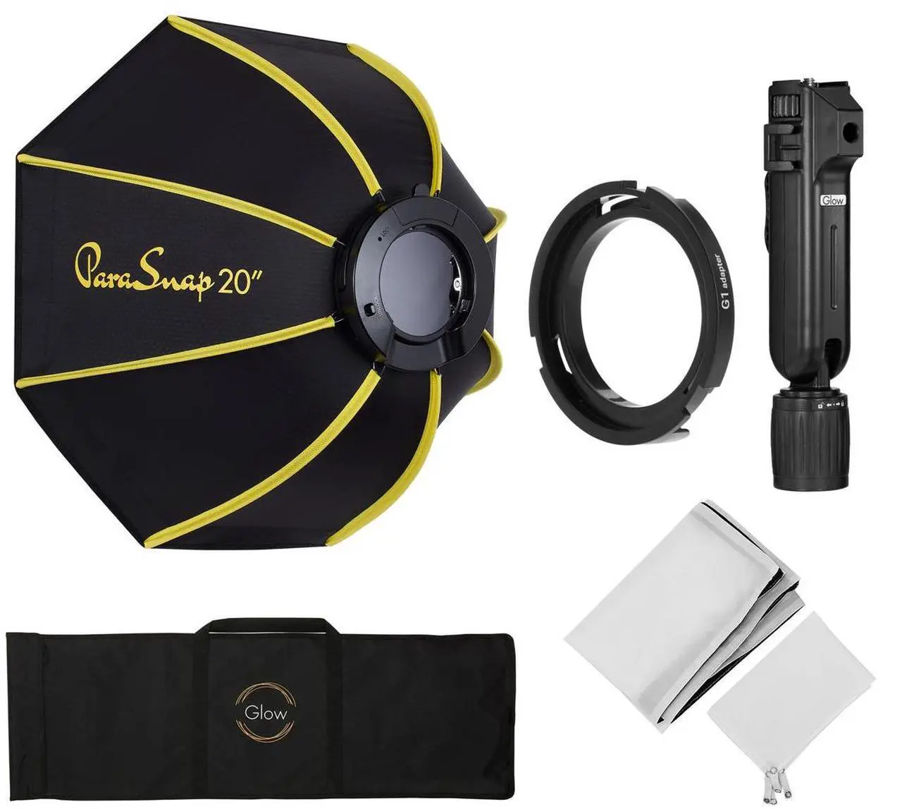Alt view image 4 of 6 - Glow ParaSnap PS-B20K 20" Octagonal Softbox for XPLOR 300 Pro and ML60 Light