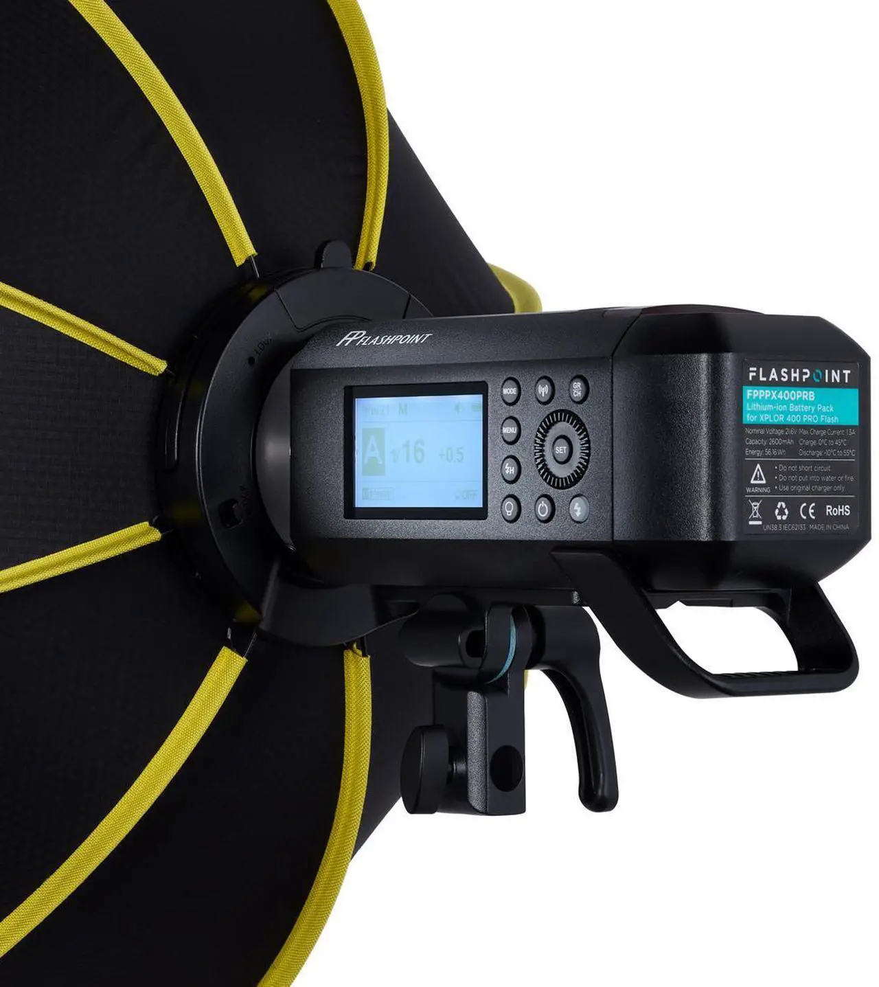 Alt view image 6 of 6 - Glow ParaSnap PS-B20K 20" Octagonal Softbox for XPLOR 300 Pro and ML60 Light