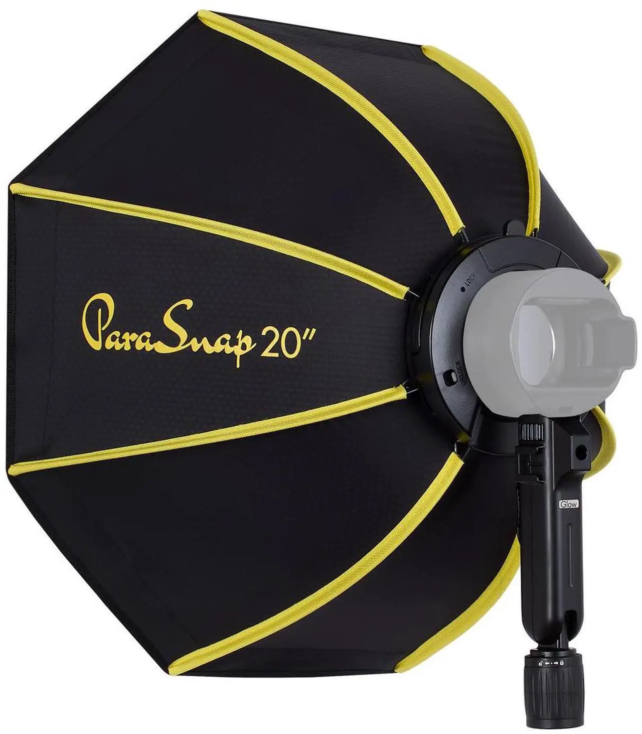 Alt view image 2 of 6 - Glow ParaSnap PS-B20K 20" Octagonal Softbox for Nanlite Forza Light #PS-B20K-F1