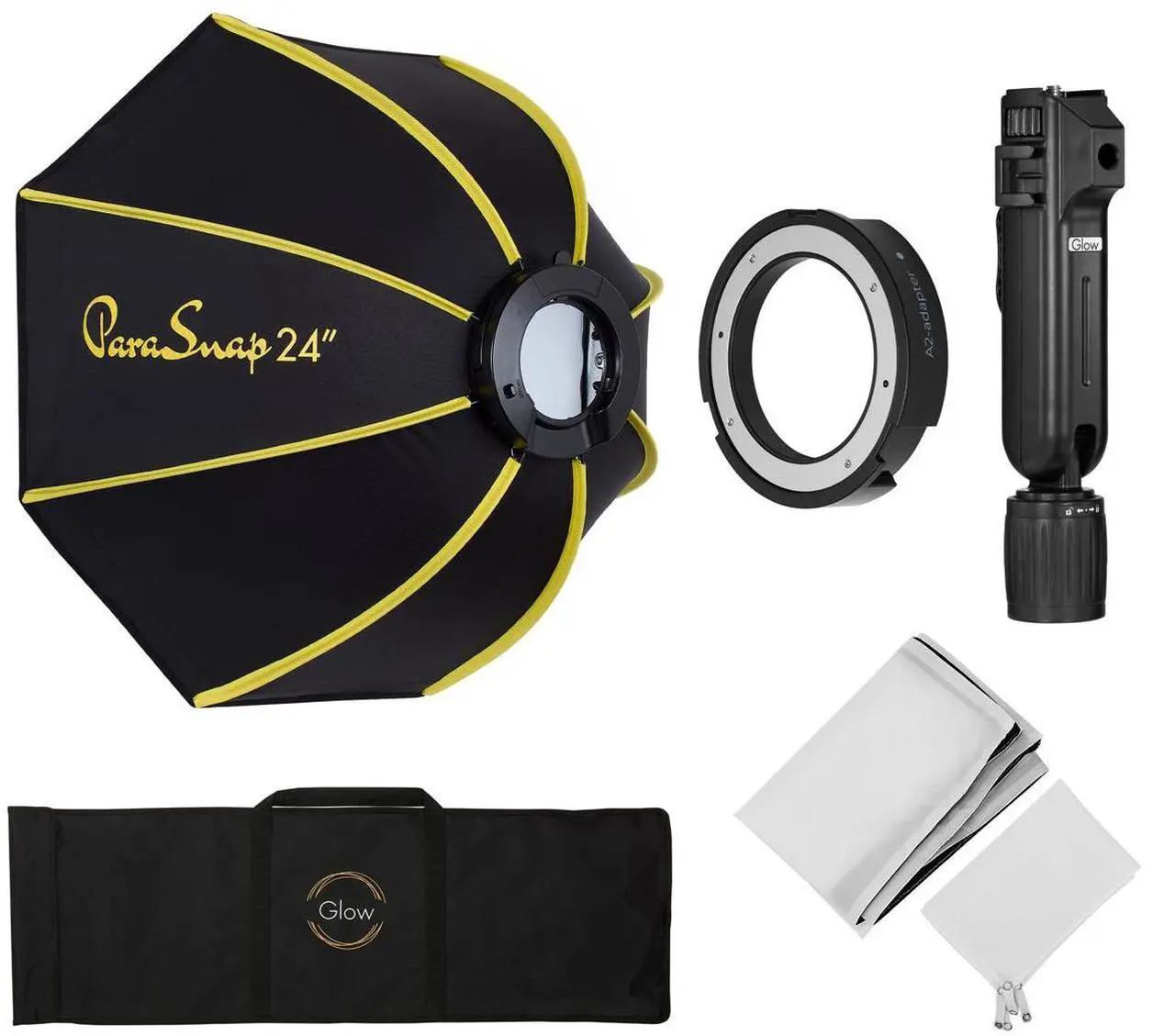 Alt view image 6 of 6 - Glow PS-B20K ParaSnap Octagonal Softbox (24") for Profoto A2 #PS-B24K-A2