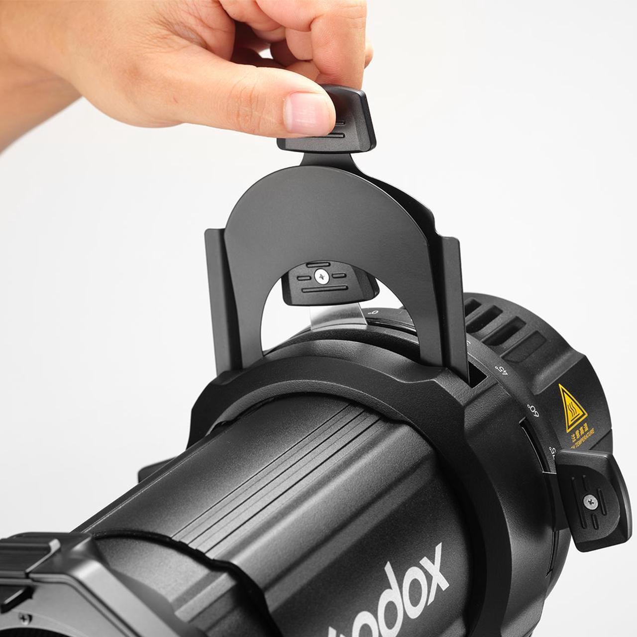 Alt view image 4 of 4 - Godox Projection Attachment with 26 Degree Lens for ML30 and ML60 LED Lights