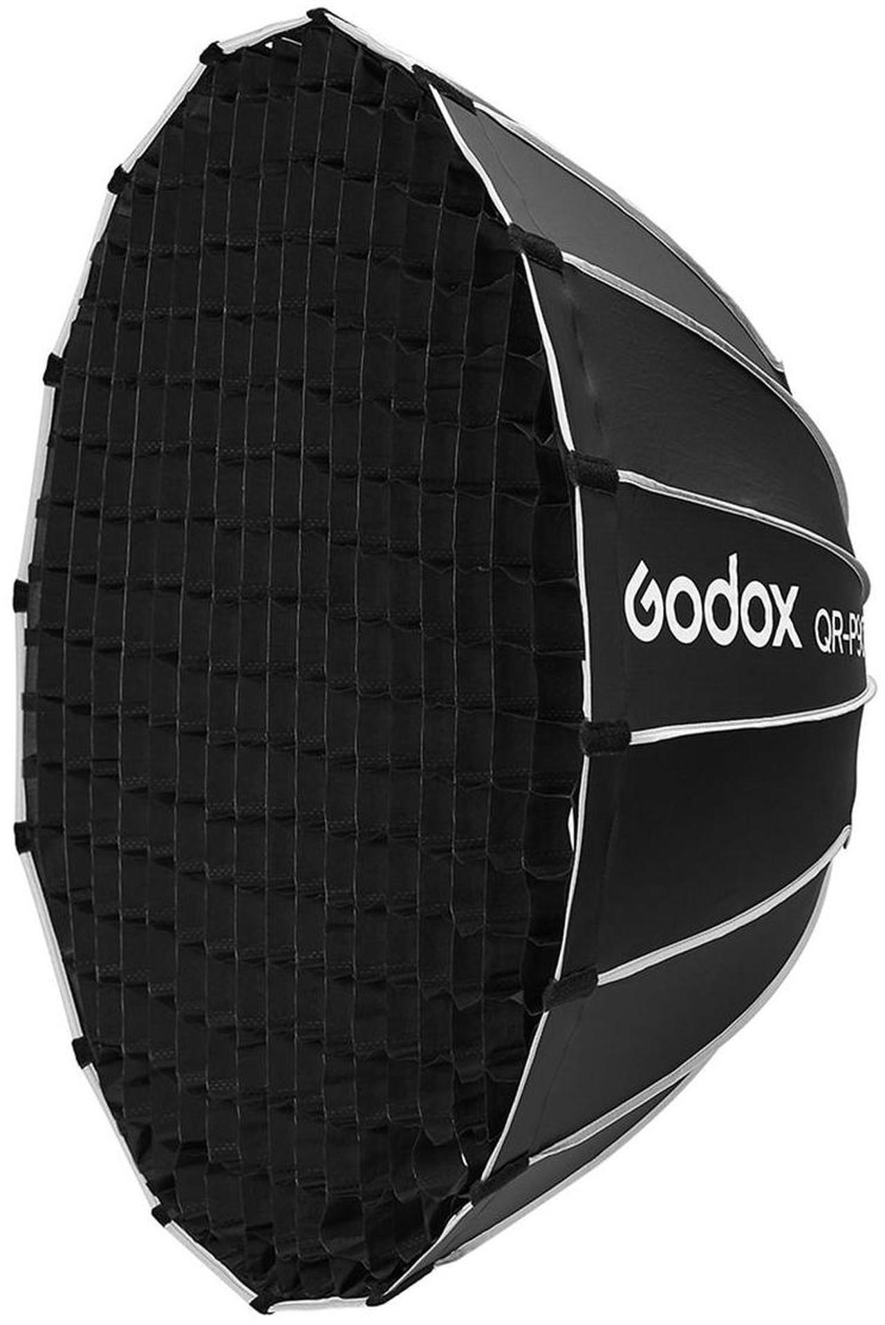 Alt view image 3 of 5 - Godox QR-P90T 35.4" Quick Release Parabolic Softbox with Bowens Mount