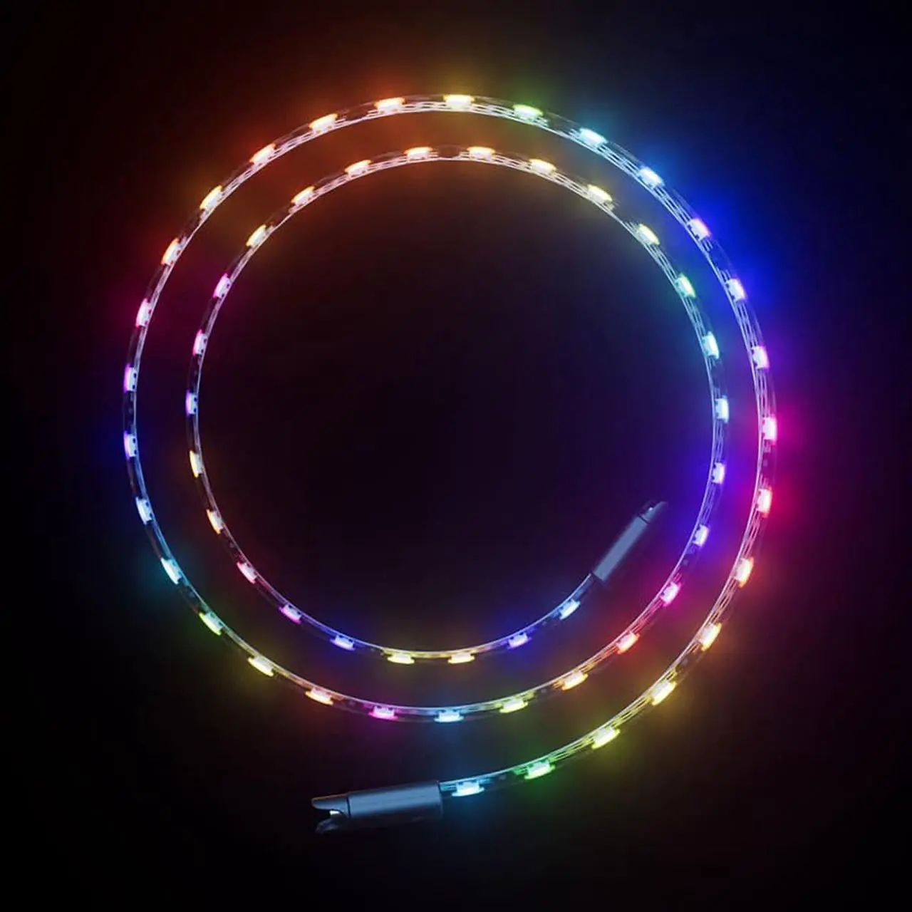 Alt view image 6 of 7 - HYTE LS10 13" ARGB LED Light Strip, 3-Pack with NP50 Controller #ACCHYTELS10B3NP