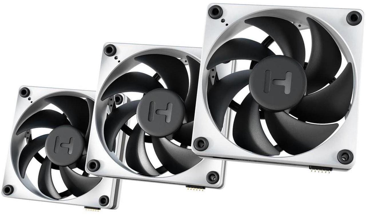 Main image of HYTE THICC FP12 120mm Case Fan with Nexus Portal NP50 Controller, 3-Pack, White