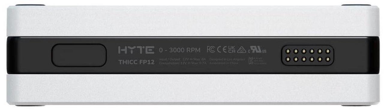 Alt view image 7 of 7 - HYTE THICC FP12 120mm Case Fan with Nexus Portal NP50 Controller, 3-Pack, White