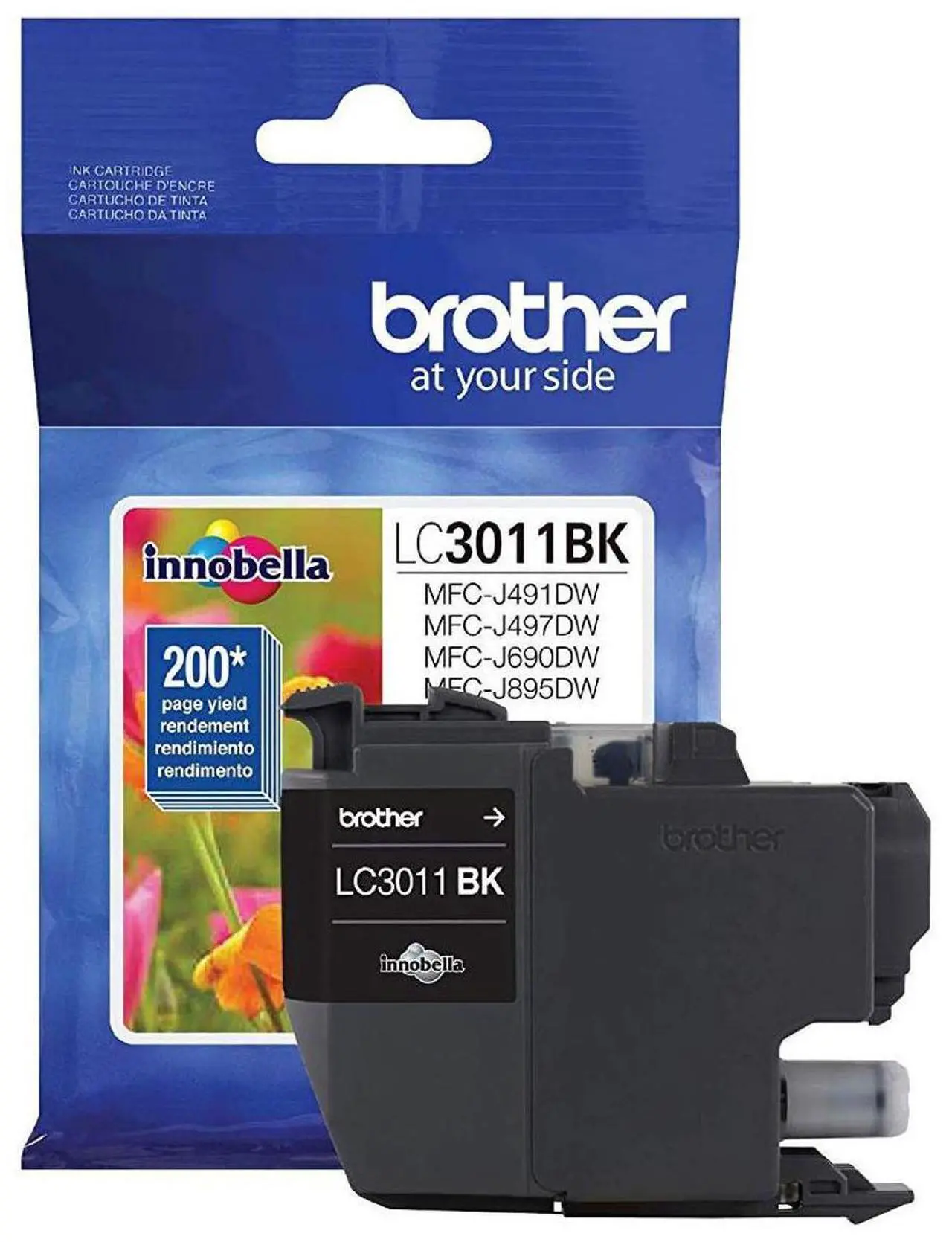 Alt view image 2 of 2 - Brother 2 Pack LC3011 Innobella Standard-Yield Ink Cartridge, 200 Pages Yield, Black