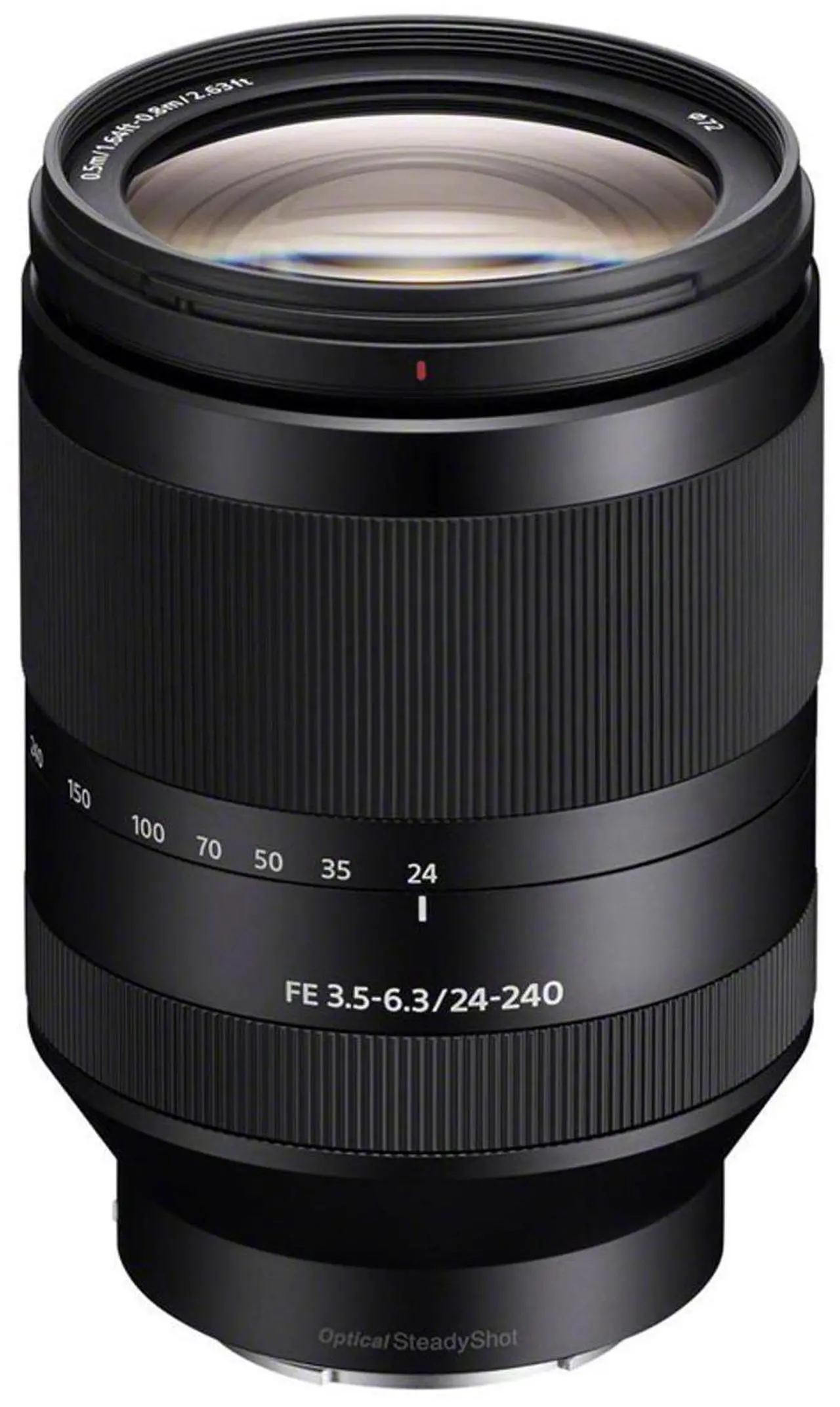 Alt view image 2 of 7 - Sony FE 24-240mm f/3.5-6.3 OSS Lens for Sony E, Bundle with ProOptic 72mm UV Filter, Lens Pouch, Cleaning Kit, Cap Tether, PC Software Kit