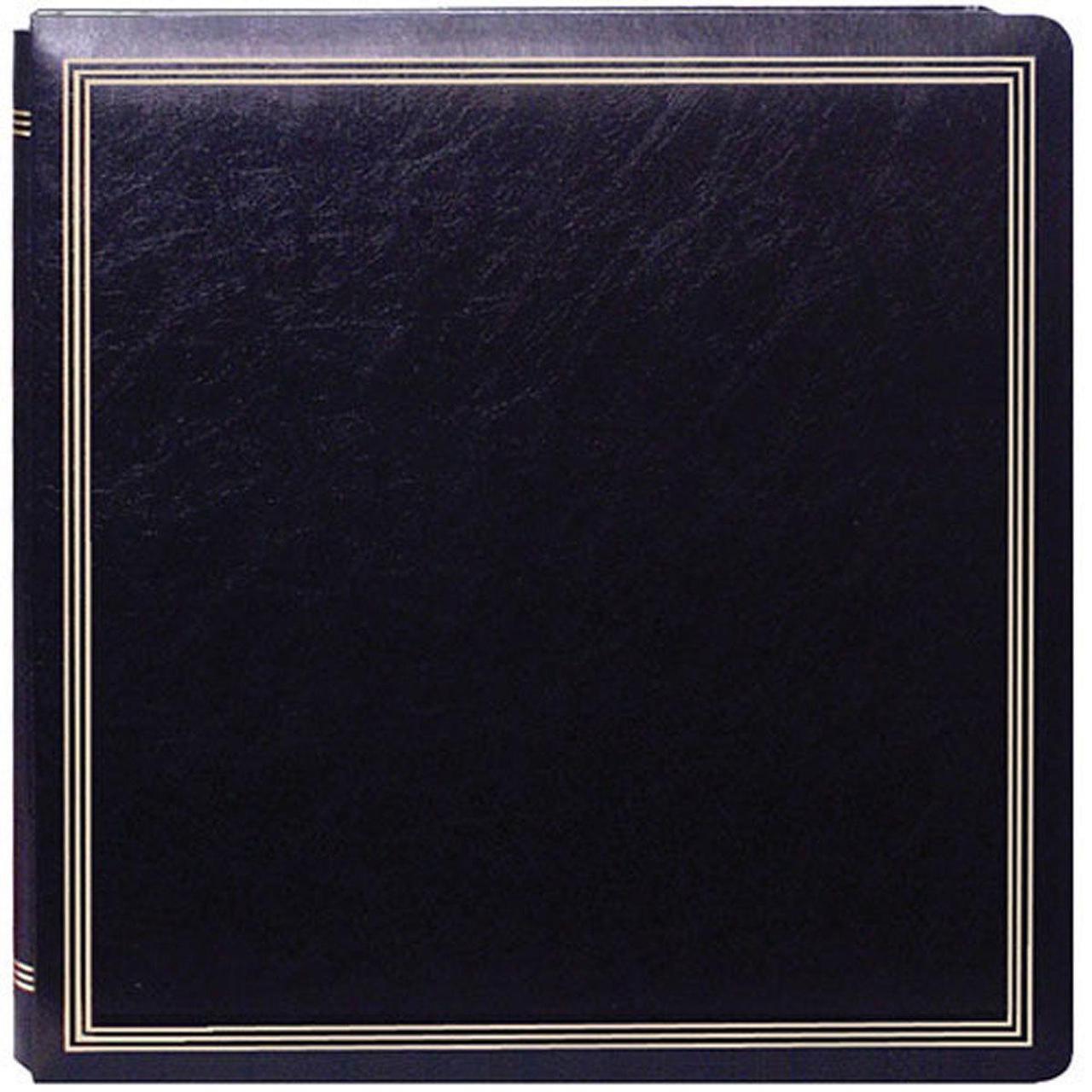 Main image of Pioneer X-Pando Post Bound Magnetic Page Photo Album, Holds 20 11x11", Black