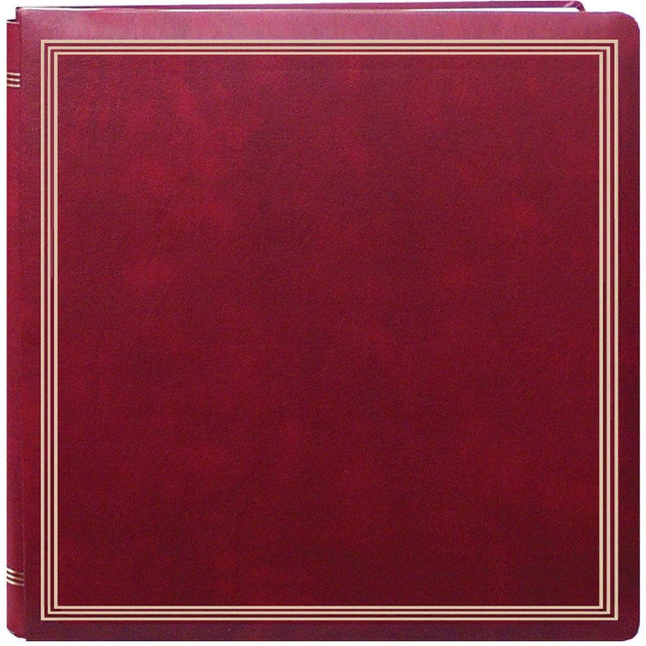 Main image of Pioneer X-Pando Post Bound Magnetic Page Photo Album, Holds 20 11x11", Burgundy
